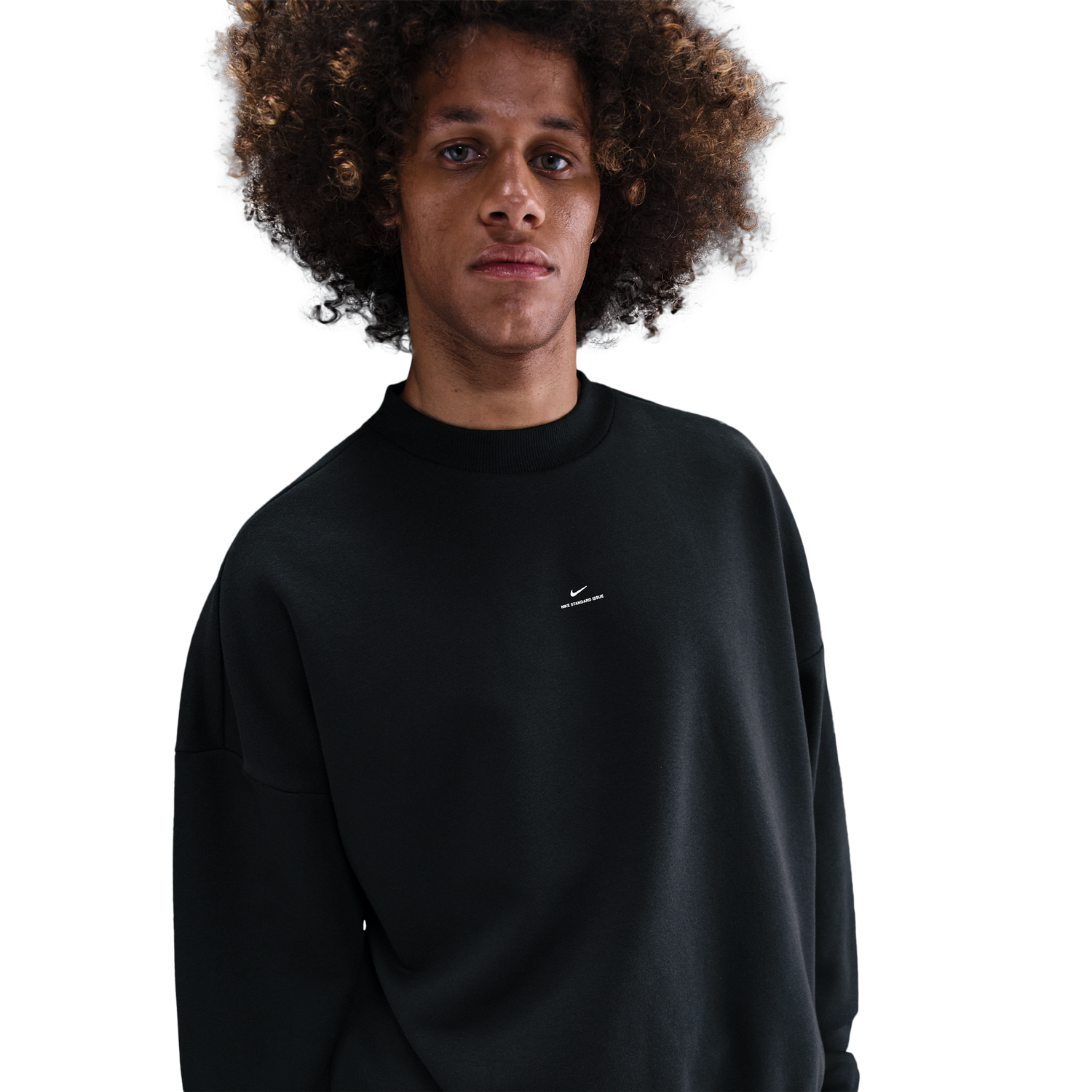 Nike TF SI Brush Crew - Men's - Black/Pale Ivory