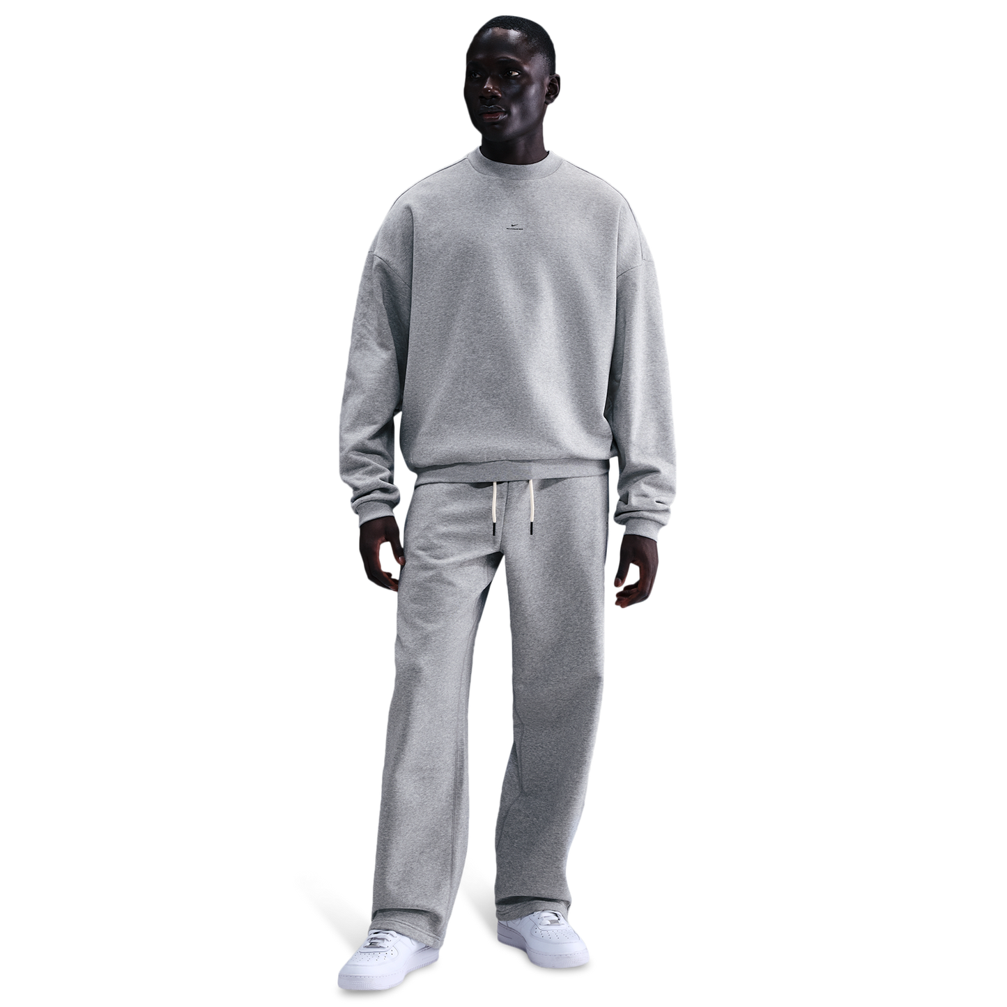 Nike TF SI Brush Crew - Men's - Dk Grey Heather/Black