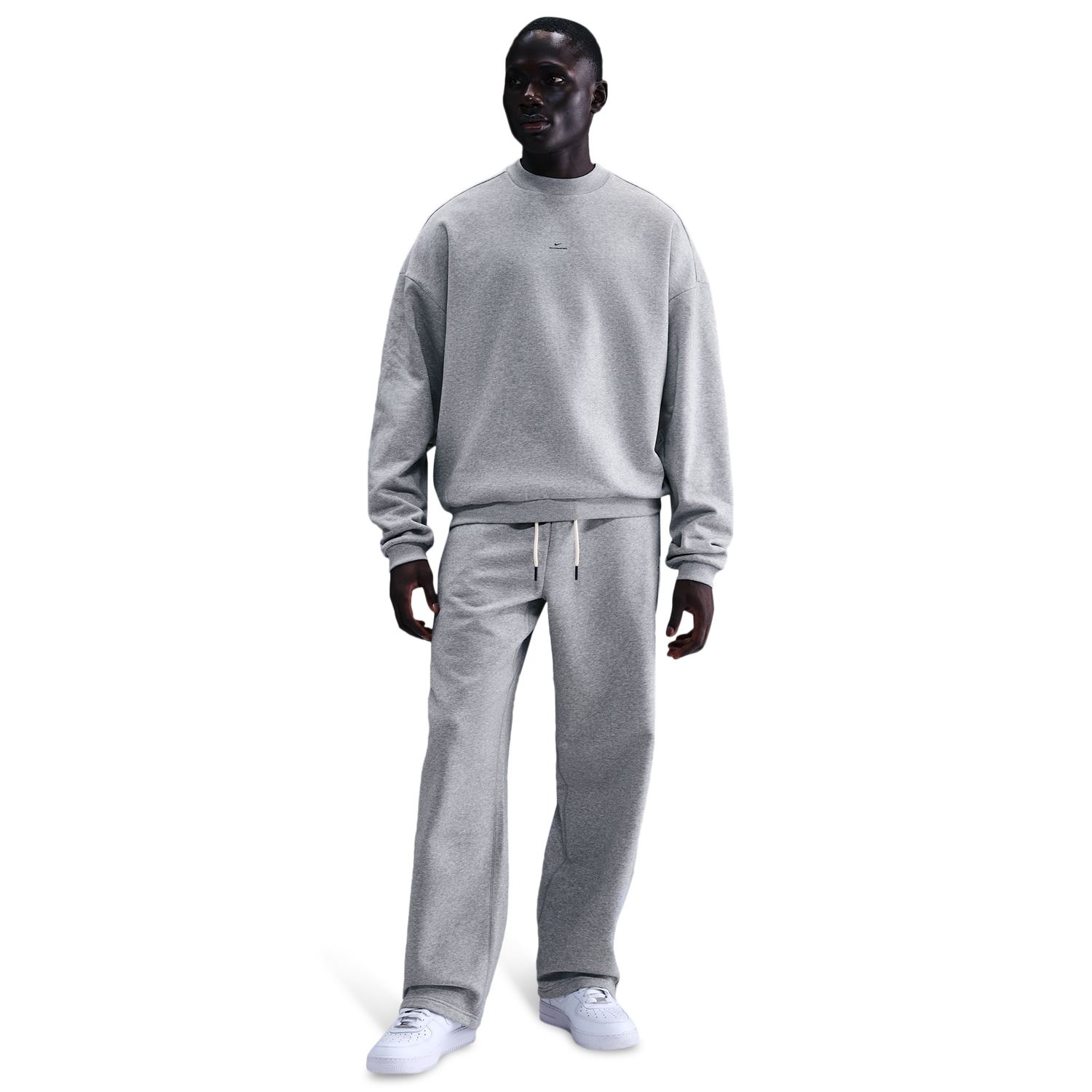 Nike TF SI Brush Crew - Men's - Dk Grey Heather/Black