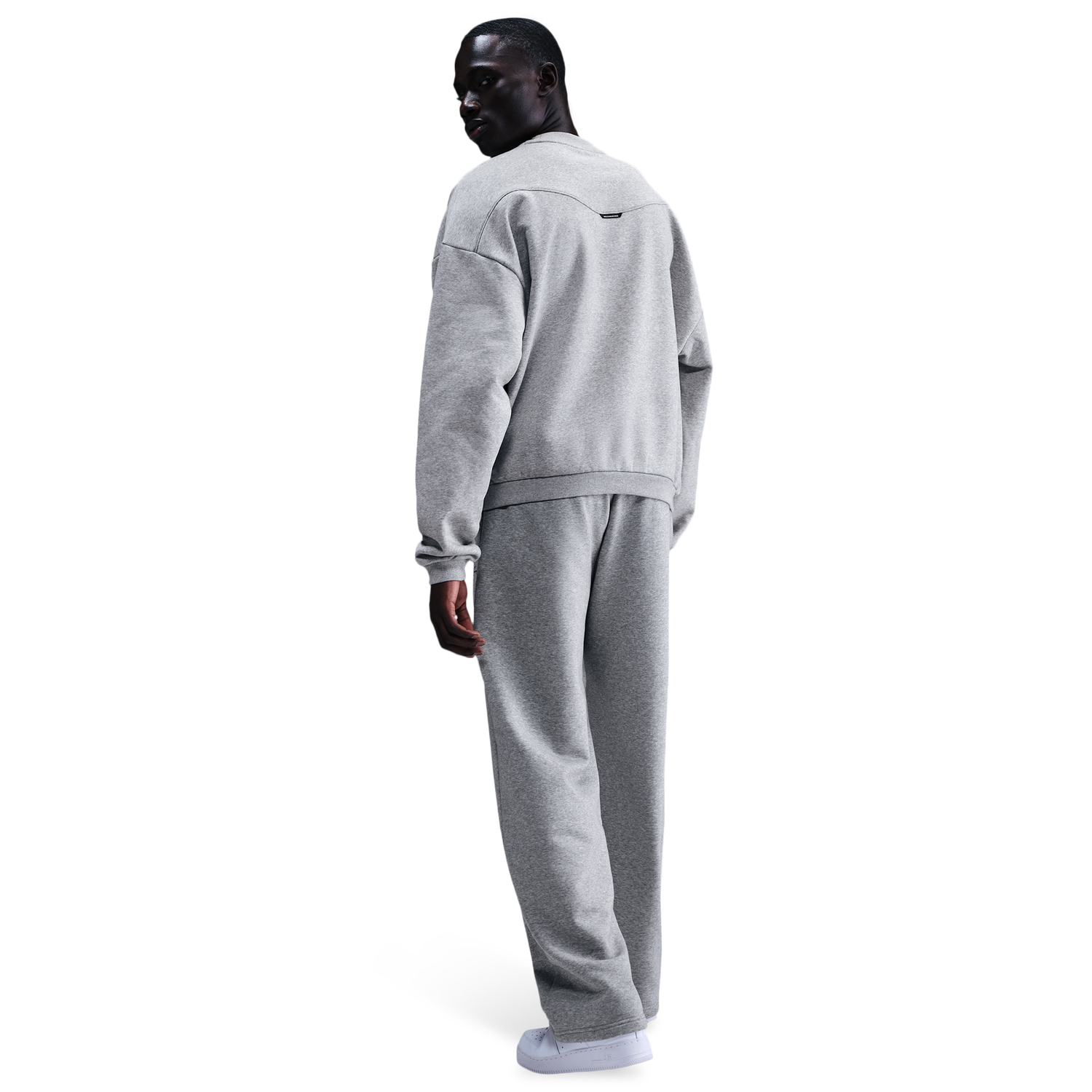 Nike TF SI Brush Crew - Men's - Dk Grey Heather/Black