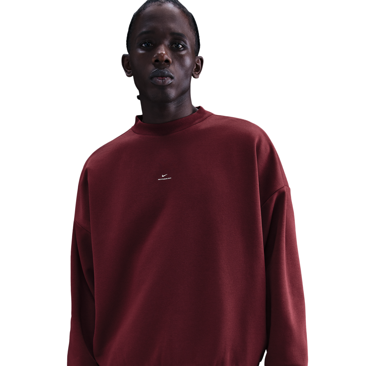 Nike TF SI Brush Crew - Men's - Dark Team Red/Pale Ivory