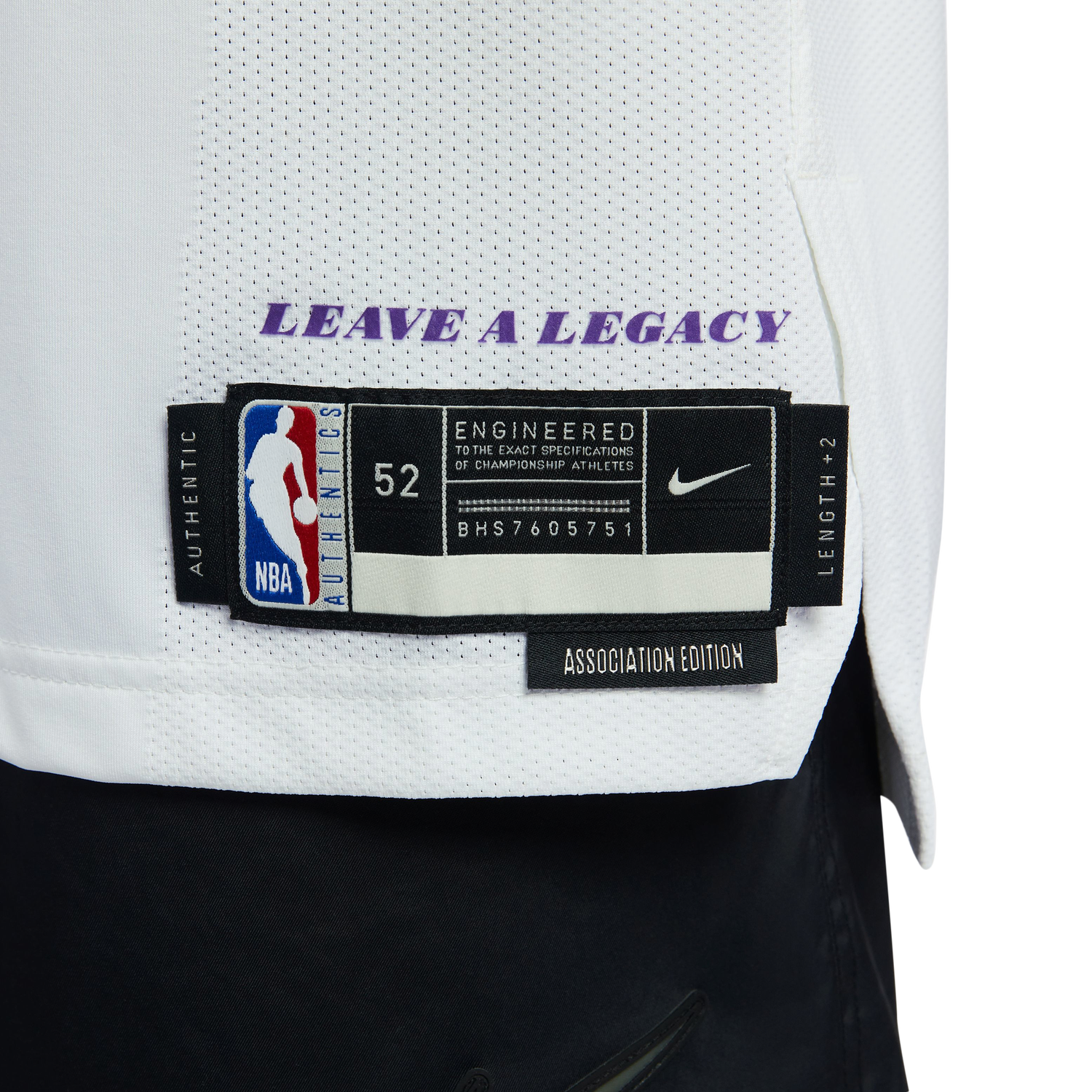Nike Lakers Association Edition Jeresey - Men's - White/Yellow/Purple (M5911101)