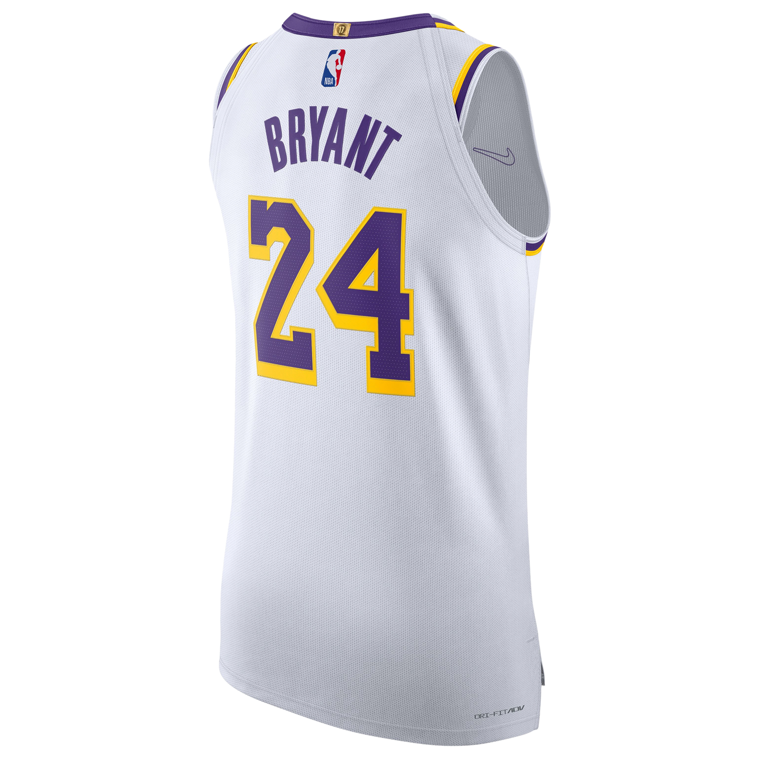 Nike Lakers Association Edition Jeresey - Men's - White/Yellow/Purple (M5911101)