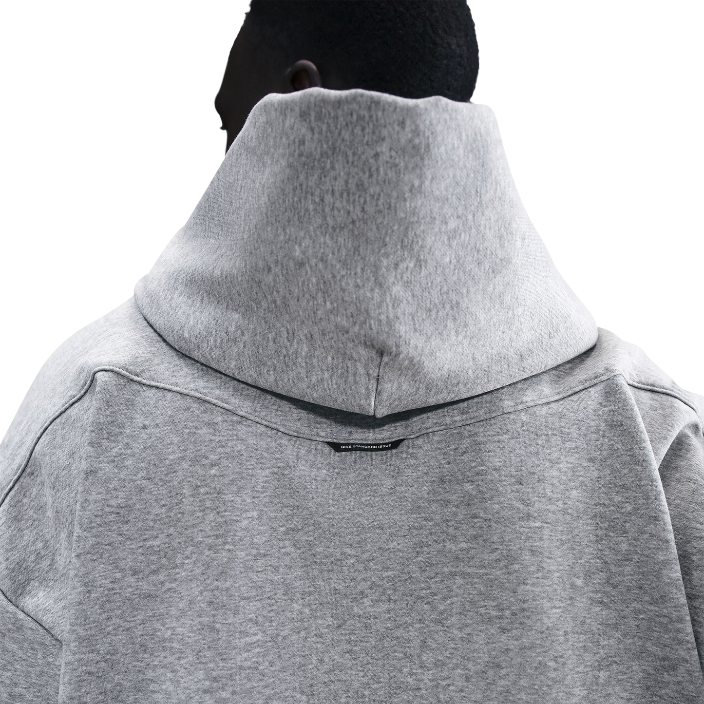 Nike Standard Issue Brushed Pullover Hoodie - Men's - Dark Grey Heather/Black