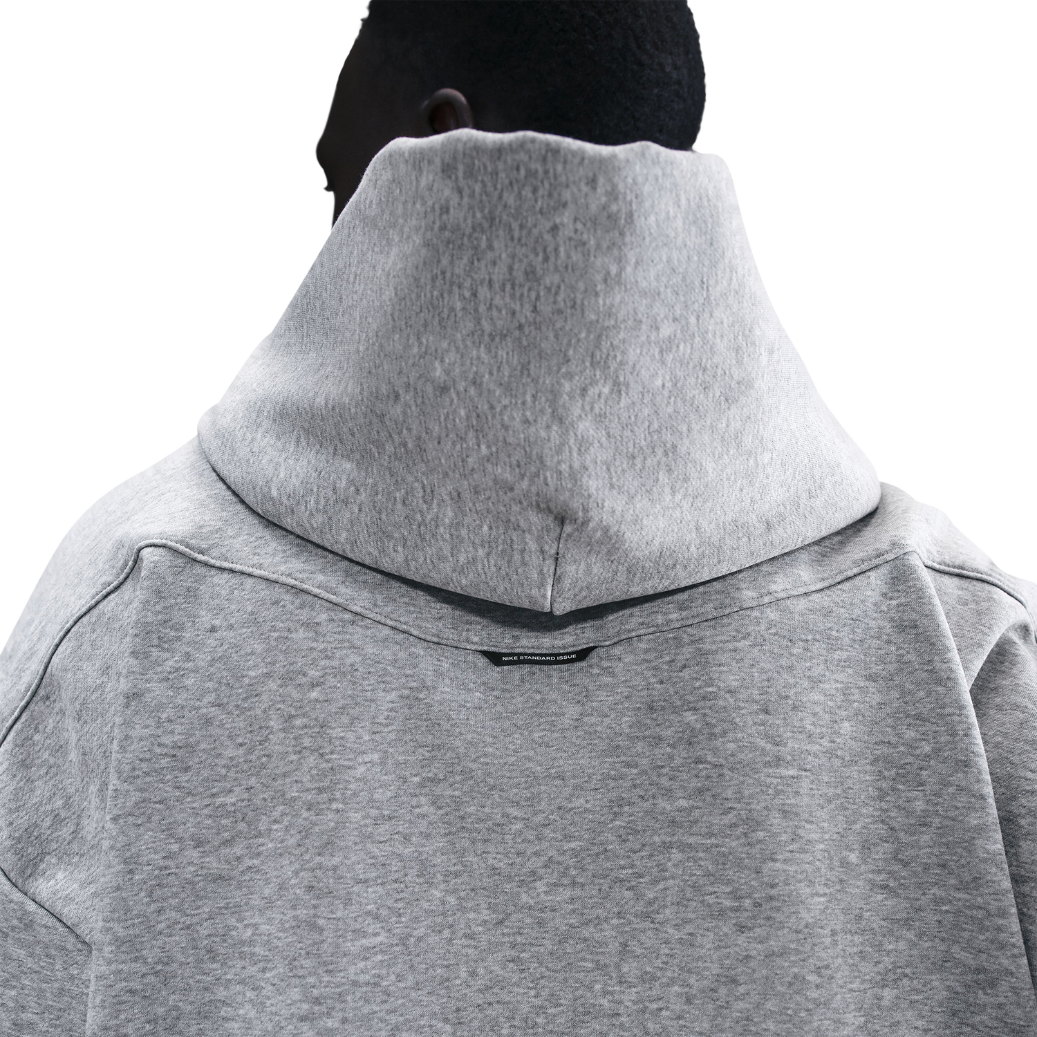 Nike Standard Issue Brushed Pullover Hoodie - Men's - Dark Grey Heather/Black
