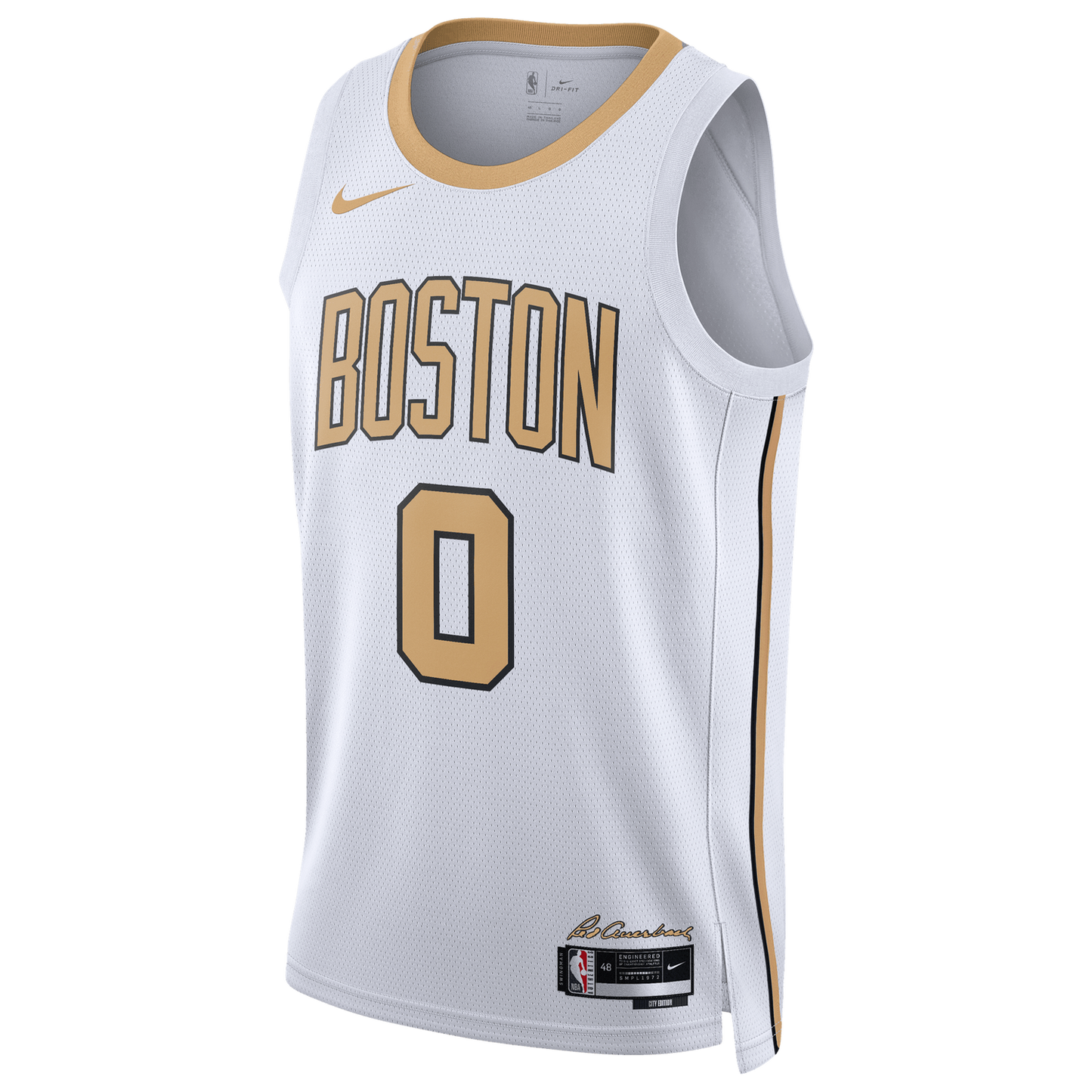 Nike Celtics Dri-FIT Swingman City Edition Jersey - Men's - White/Multi