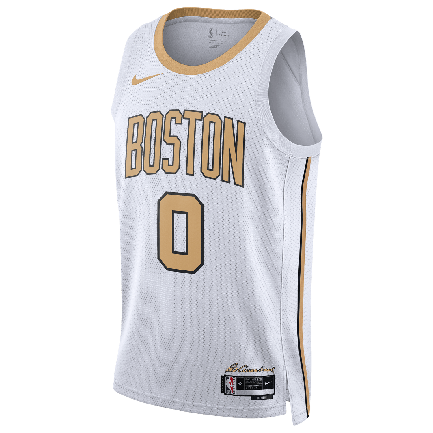 Nike Celtics Dri-FIT Swingman City Edition Jersey - Men's - White/Multi