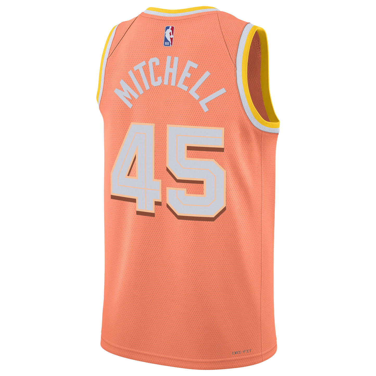 Nike Cavaliers Dri-FIT Swingman City Edition Jersey - Men's - Orange/Multi