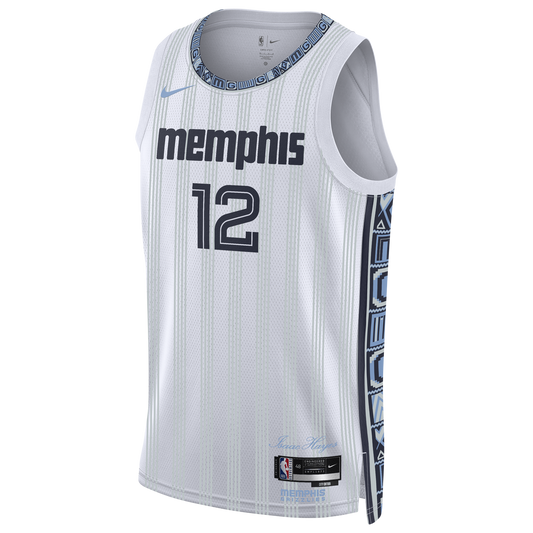 Nike Grizzlies Dri-FIT Swingman City Edition Jersey - Men's - White/Multi