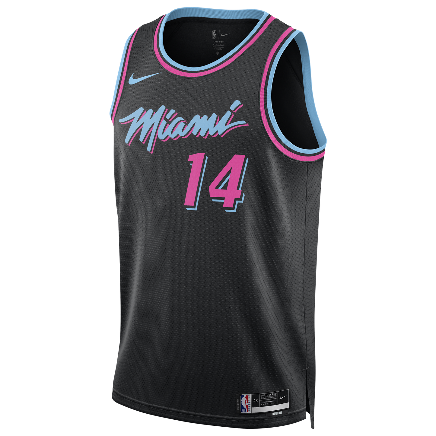 Nike Heat Dri-FIT Swingman City Edition Jersey - Men's - Black/Multi