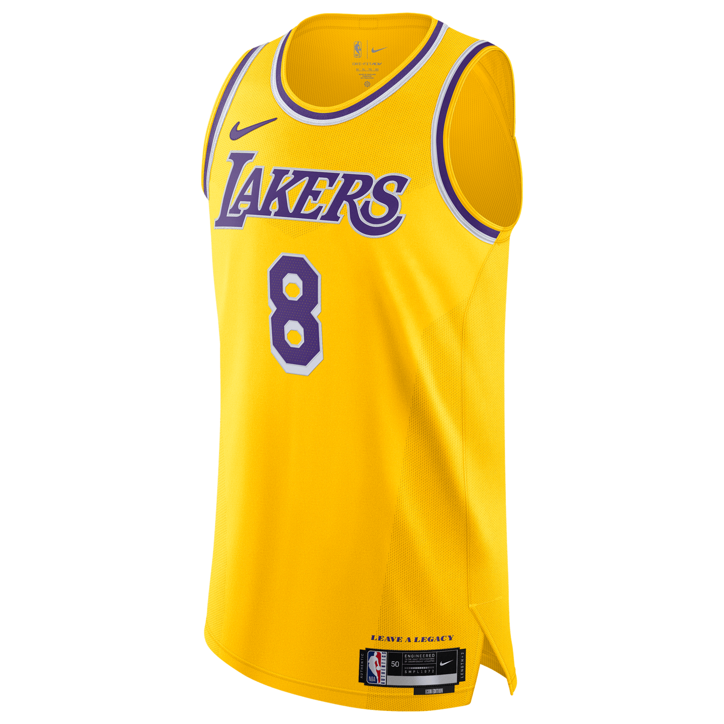 Nike Kobe Bryant NBA Dri-FIT ADV Authentic Jersey - Men's - Yellow/Purple