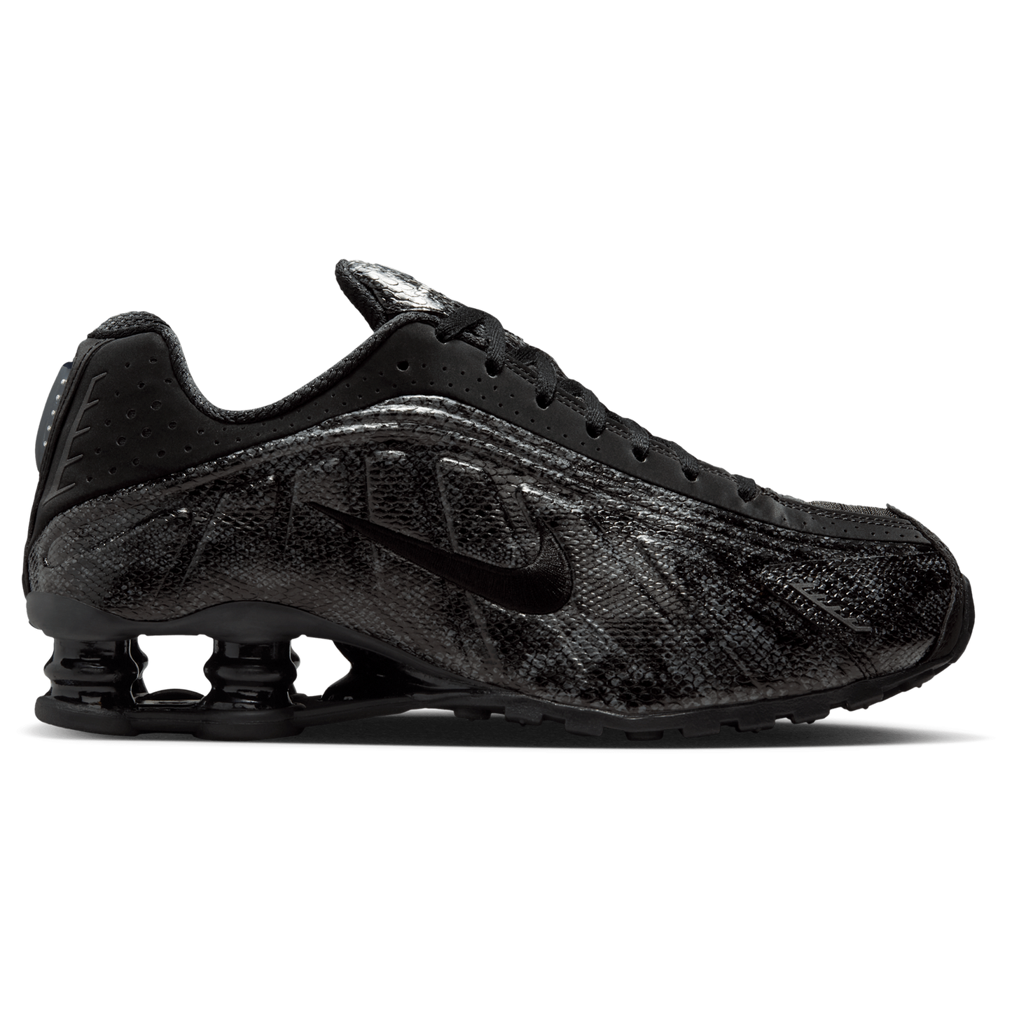 Nike Shox R4 - Women's - Black/Mtlc Silver/Black