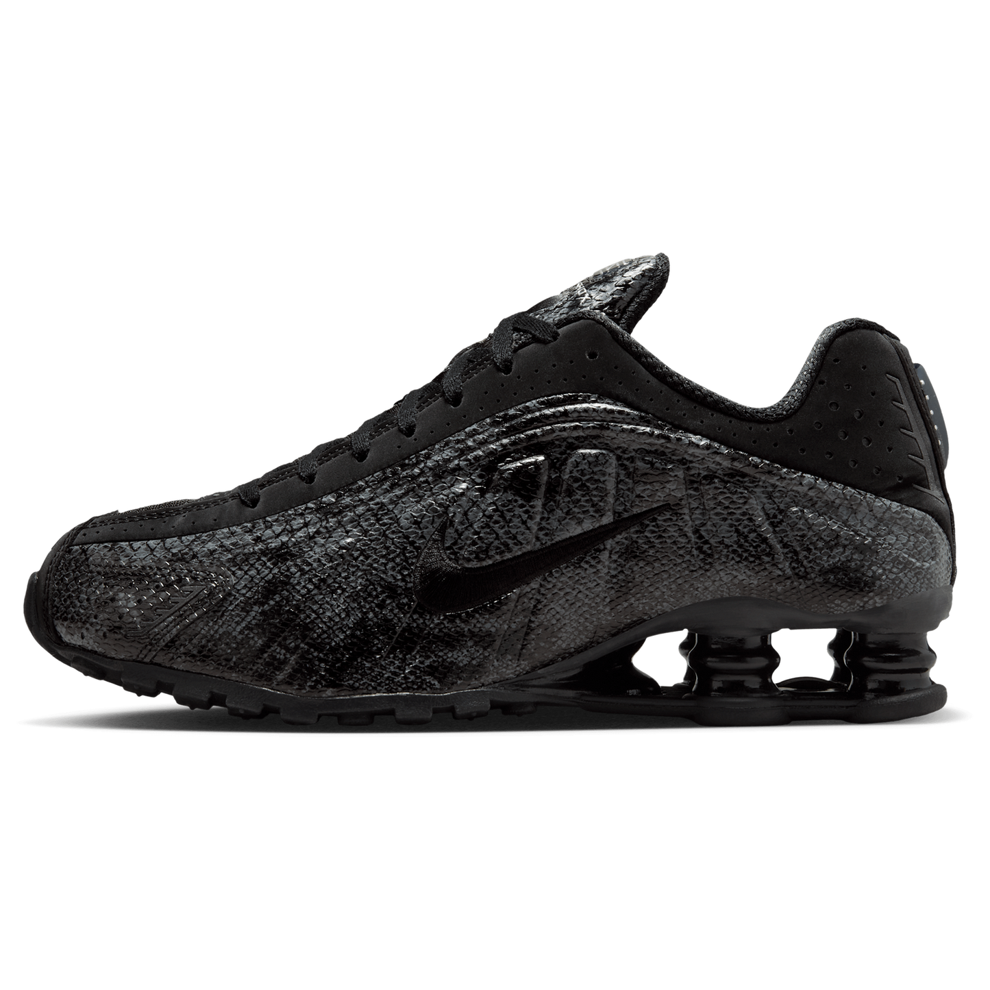 Nike Shox R4 - Women's - Black/Mtlc Silver/Black