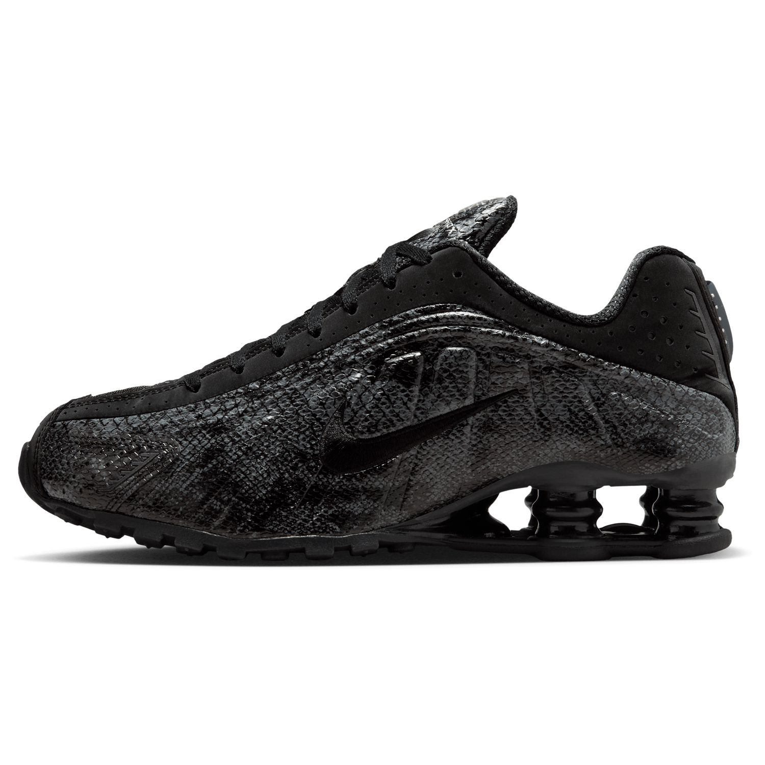 Nike Shox R4 - Women's - Black/Mtlc Silver/Black