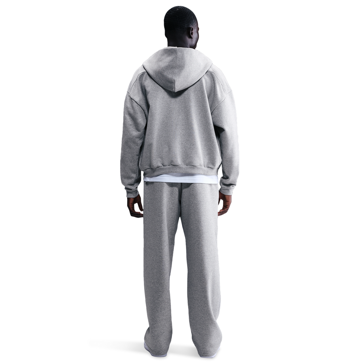 Nike Standard Issue Brushed Open Hem Pants - Men's - Dk Grey Heather/Black