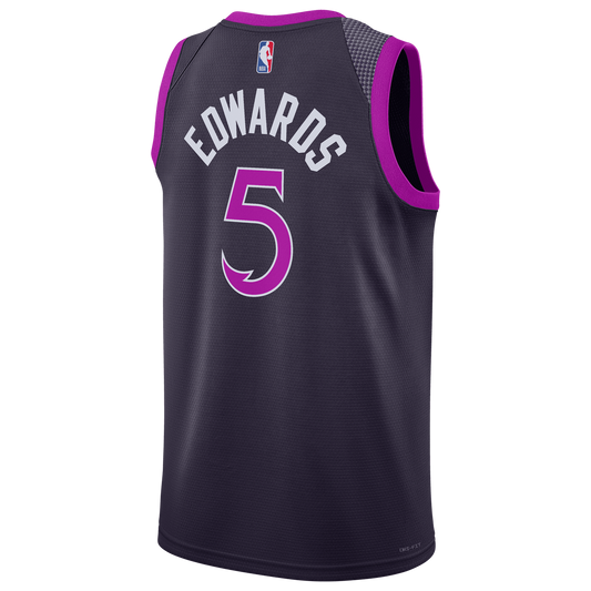 Nike Timberwolves Dri-FIT Swingman CE Jersey - Men's - Multi/Purple