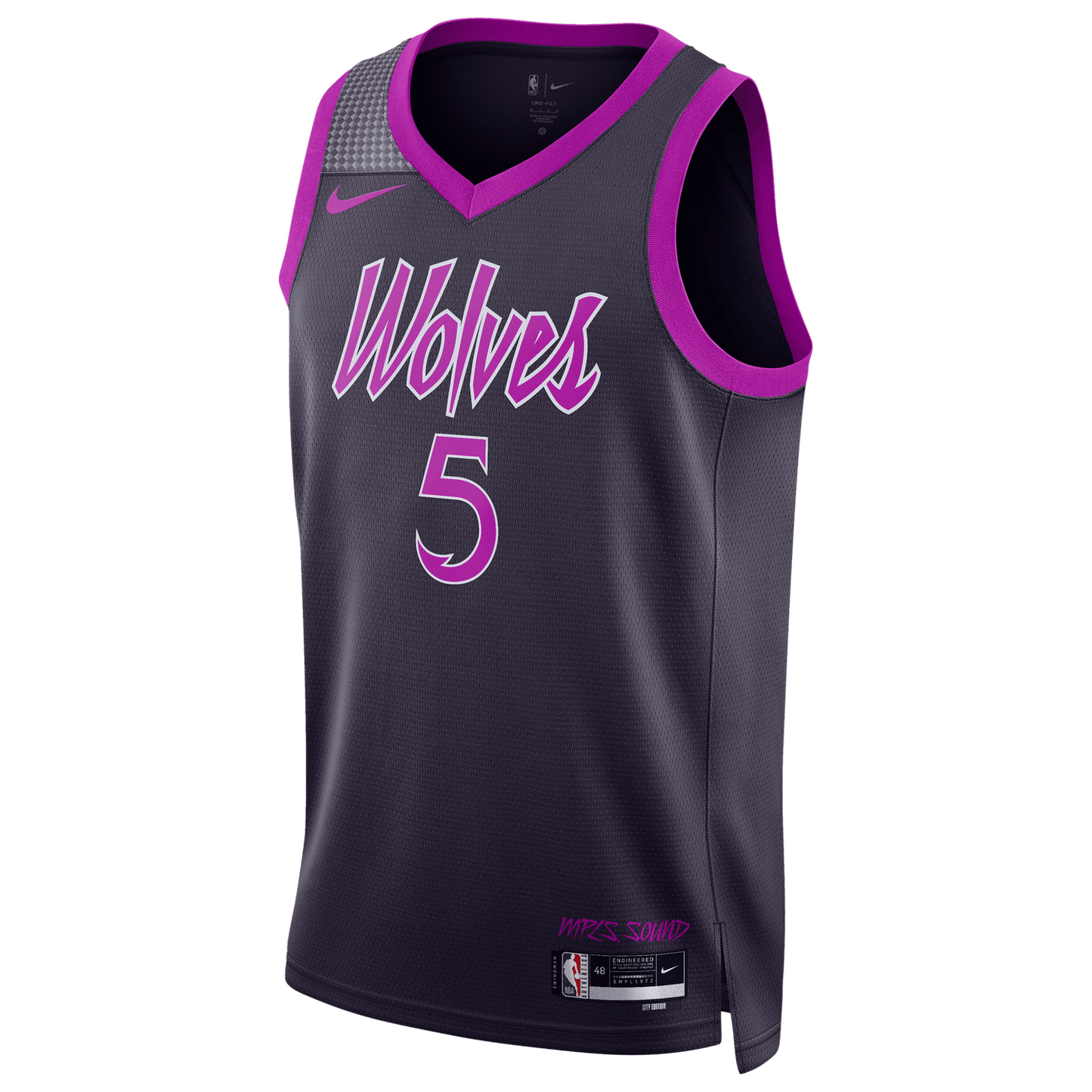 Nike Timberwolves Dri-FIT Swingman CE Jersey - Men's - Multi/Purple
