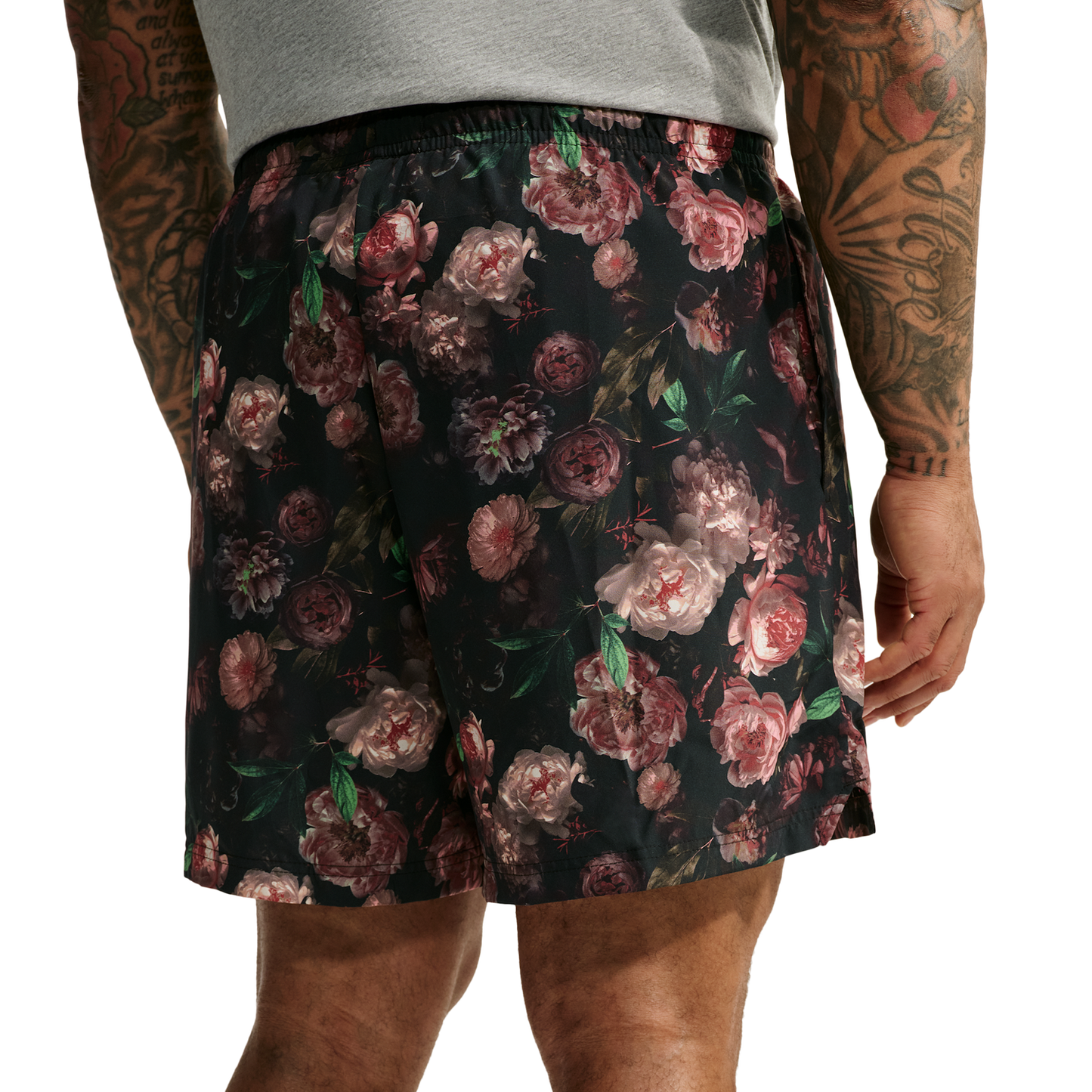 Nike Rose Dri-FIT SI PRC Woven 5 Inch Shorts - Men's - Pale Ivory/Black
