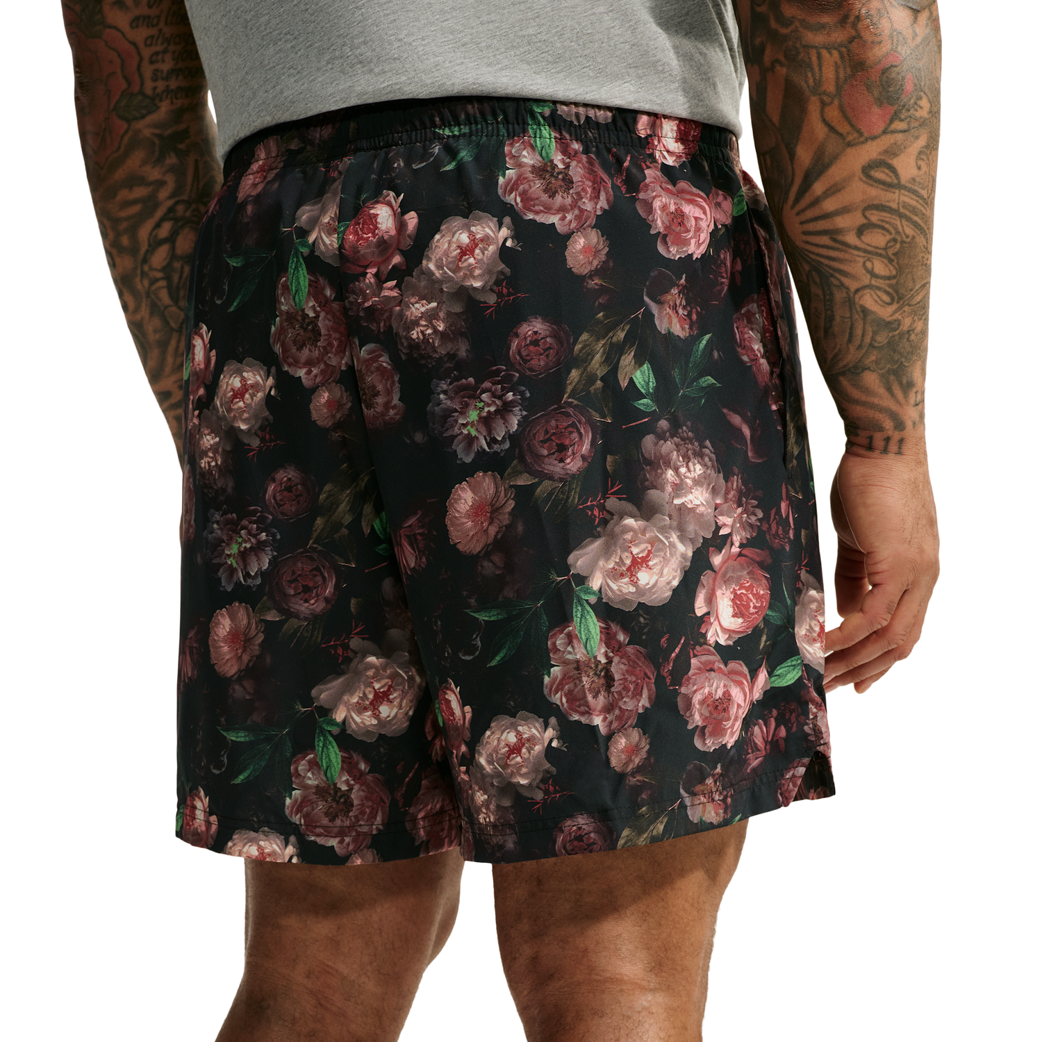 Nike Rose Dri-FIT SI PRC Woven 5 Inch Shorts - Men's - Pale Ivory/Black