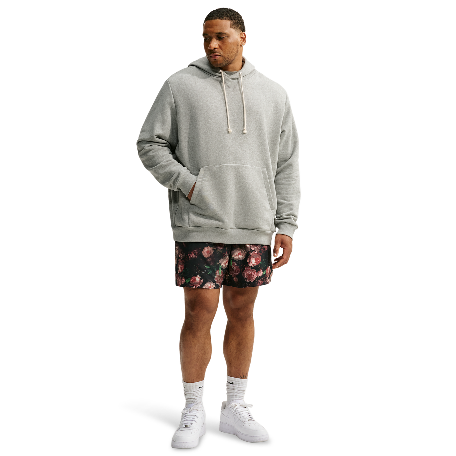 Nike Rose Dri-FIT SI PRC Woven 5 Inch Shorts - Men's - Pale Ivory/Black