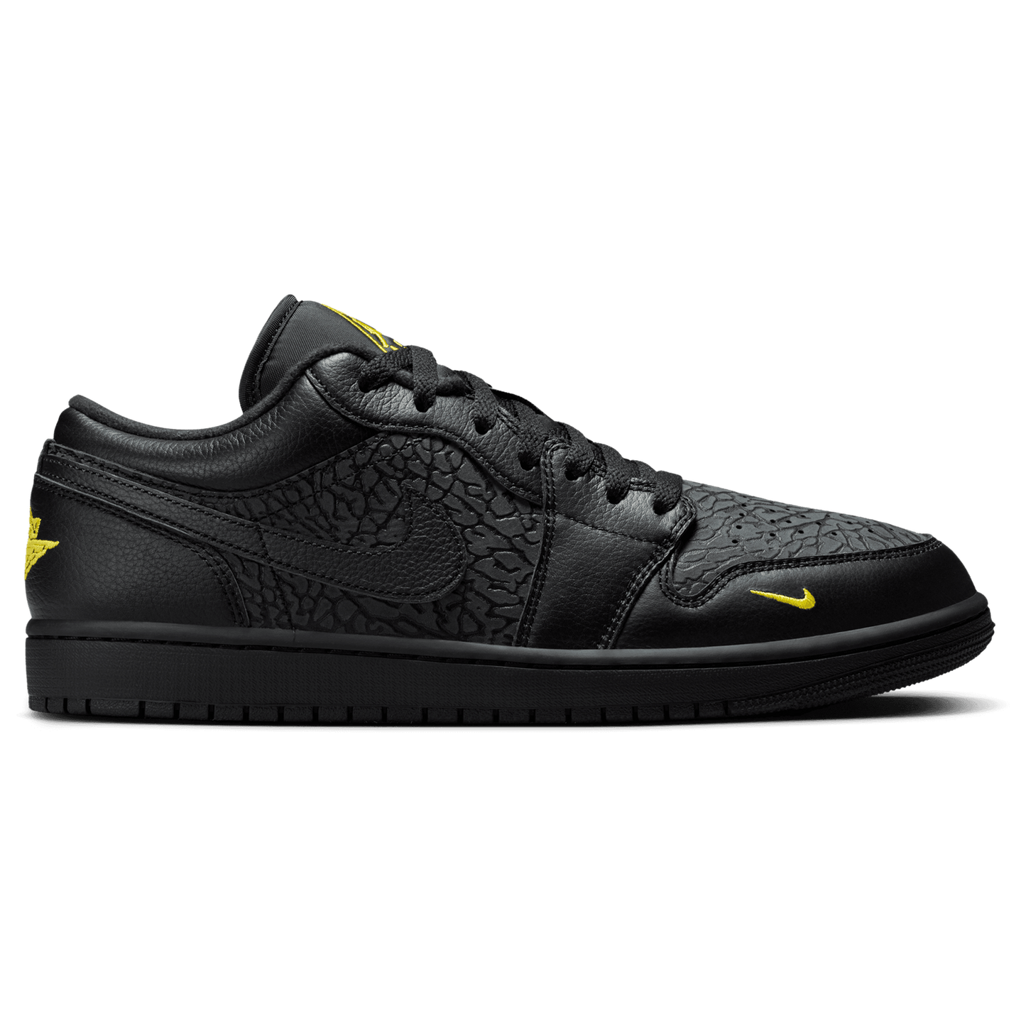 Jordan Air Jordan 1 Low SE - Men's - Black/Tour Yellow