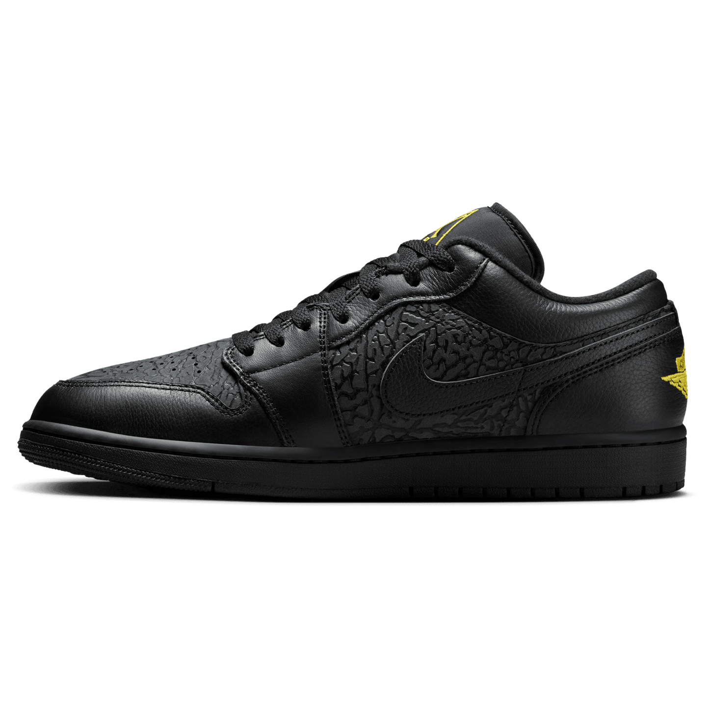 Jordan Air Jordan 1 Low SE - Men's - Black/Tour Yellow