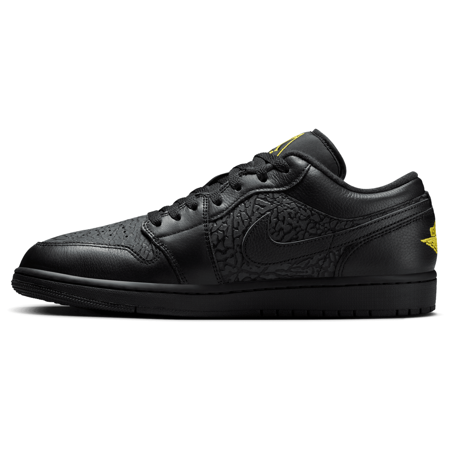 Jordan Air Jordan 1 Low SE - Men's - Black/Tour Yellow
