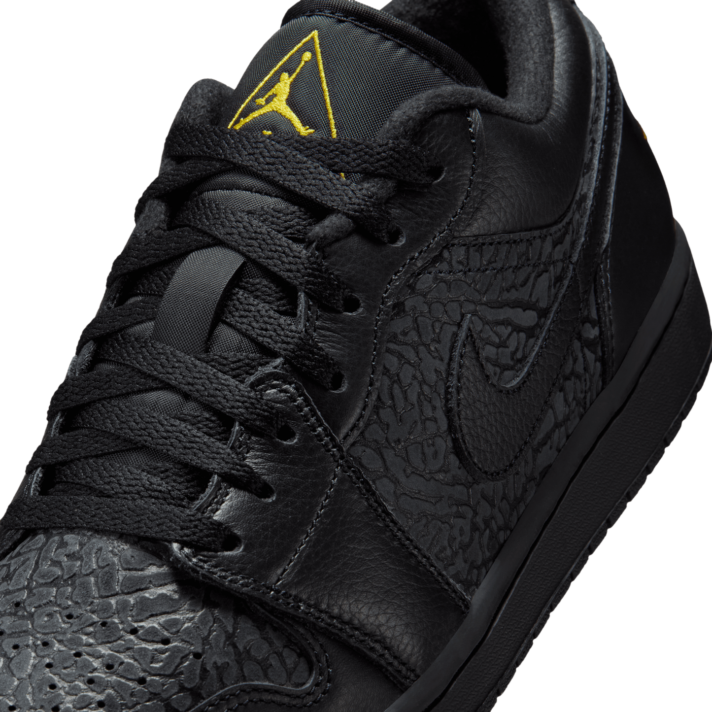 Jordan Air Jordan 1 Low SE - Men's - Black/Tour Yellow