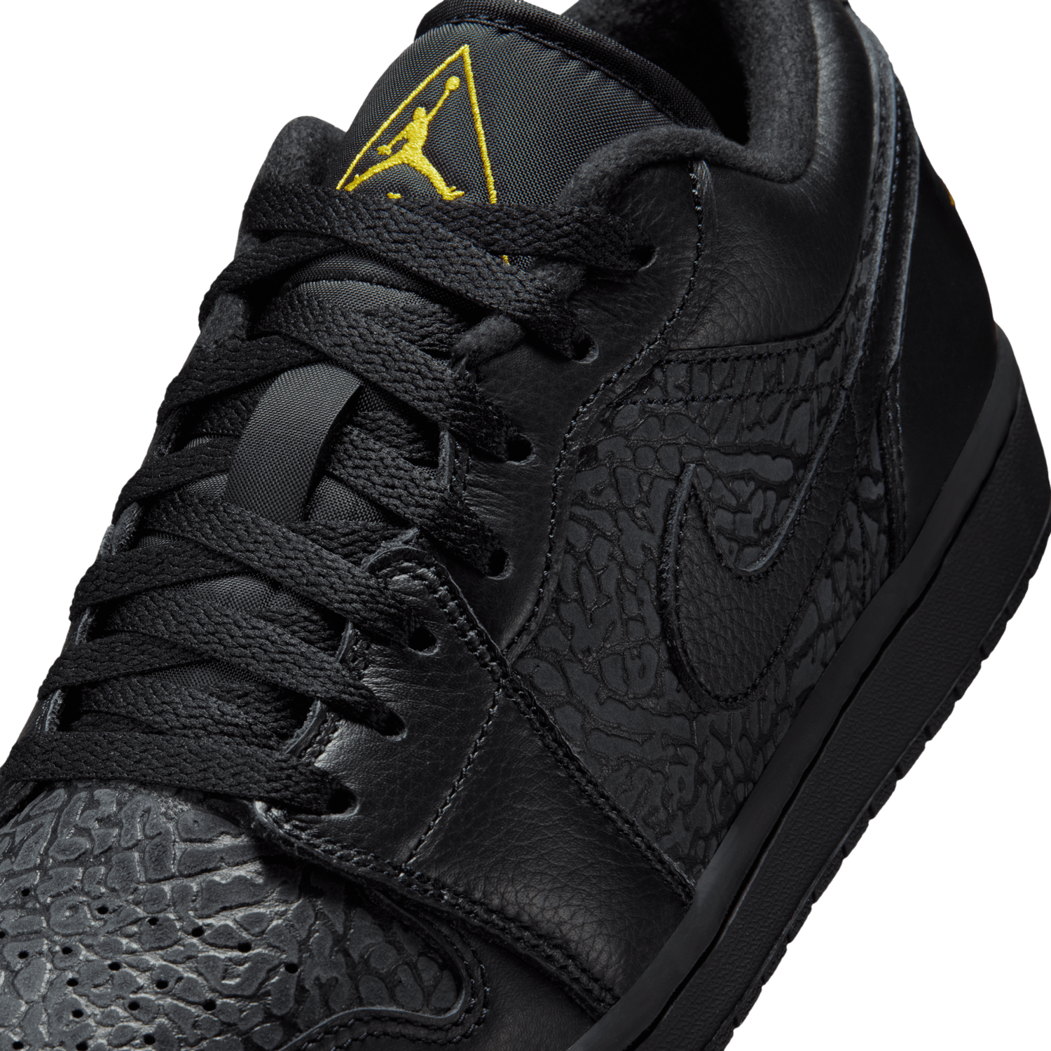 Jordan Air Jordan 1 Low SE - Men's - Black/Tour Yellow
