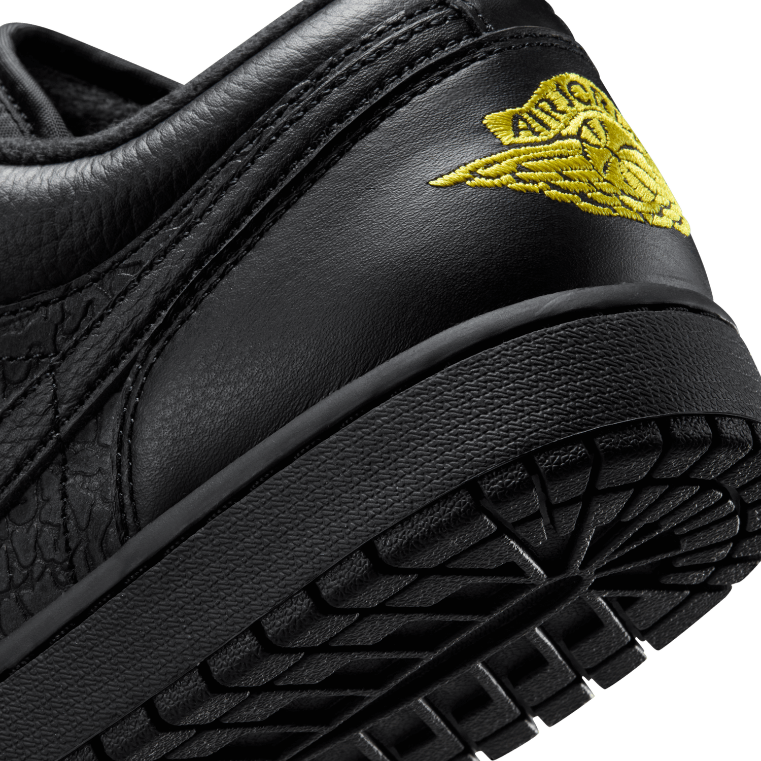 Jordan Air Jordan 1 Low SE - Men's - Black/Tour Yellow