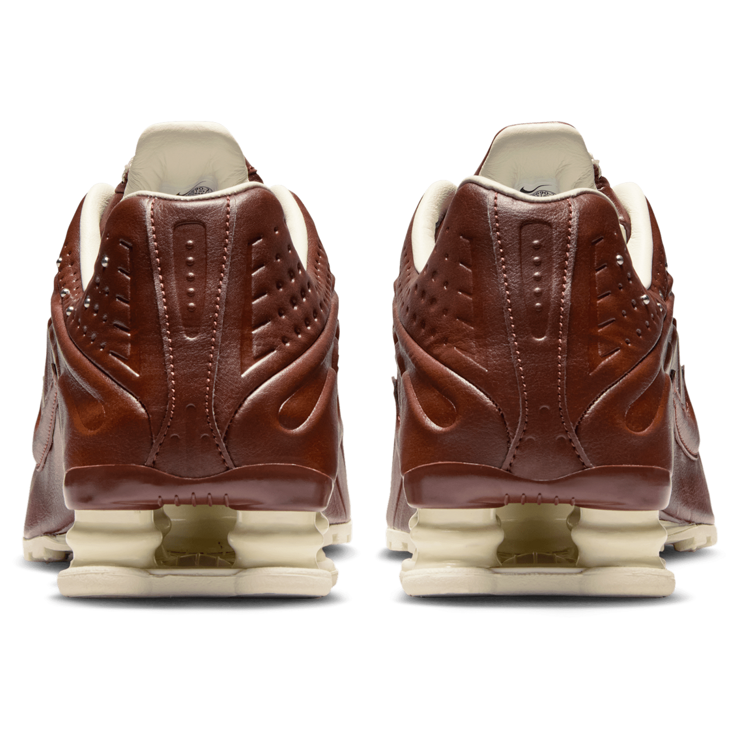 Nike Shox R4 - Women's - Dk Pony/Dk Pony/Soft Pearl