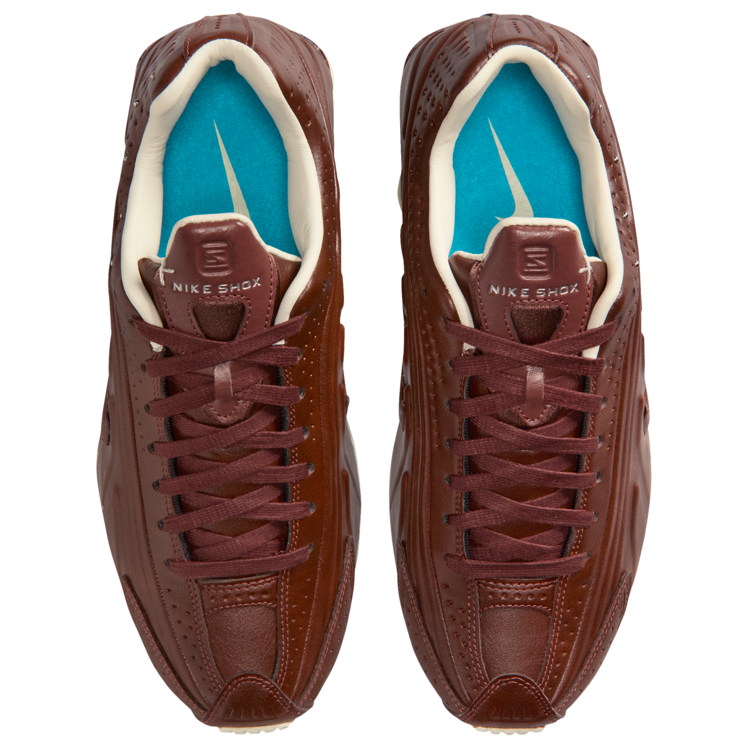 Nike Shox R4 - Women's - Dk Pony/Dk Pony/Soft Pearl