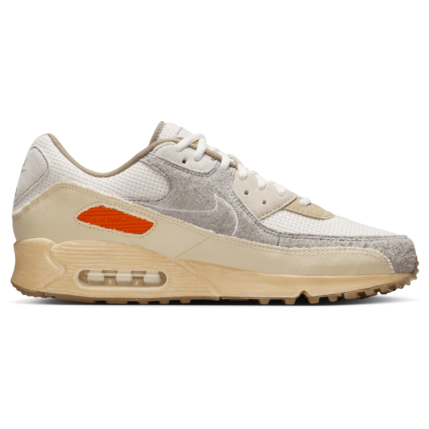 Nike Air Max 90 Premium - Men's - Pale Ivory/Muslin/Sail