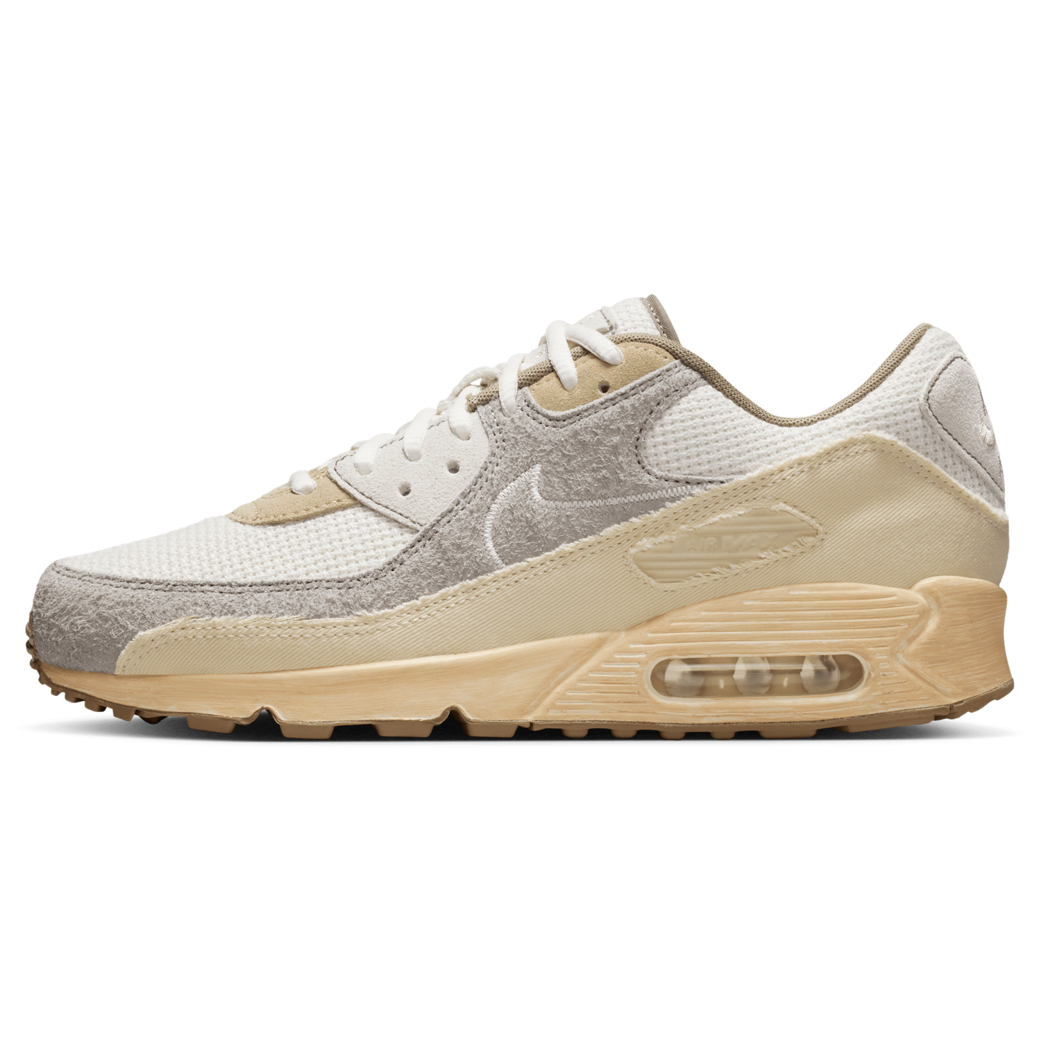 Nike Air Max 90 Premium - Men's - Pale Ivory/Muslin/Sail