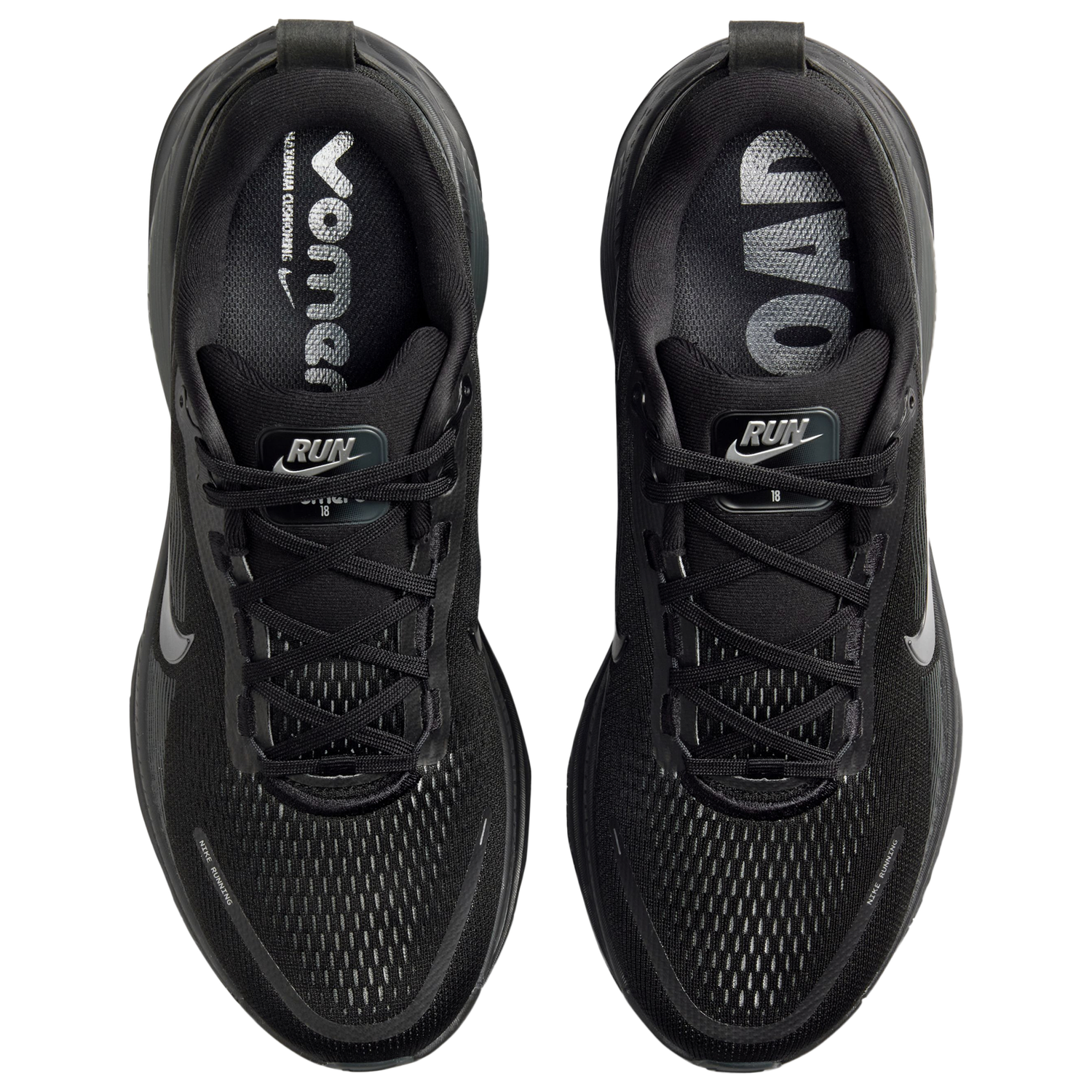 Nike Vomero 18 - Men's - Black/Dark Smoke/Black