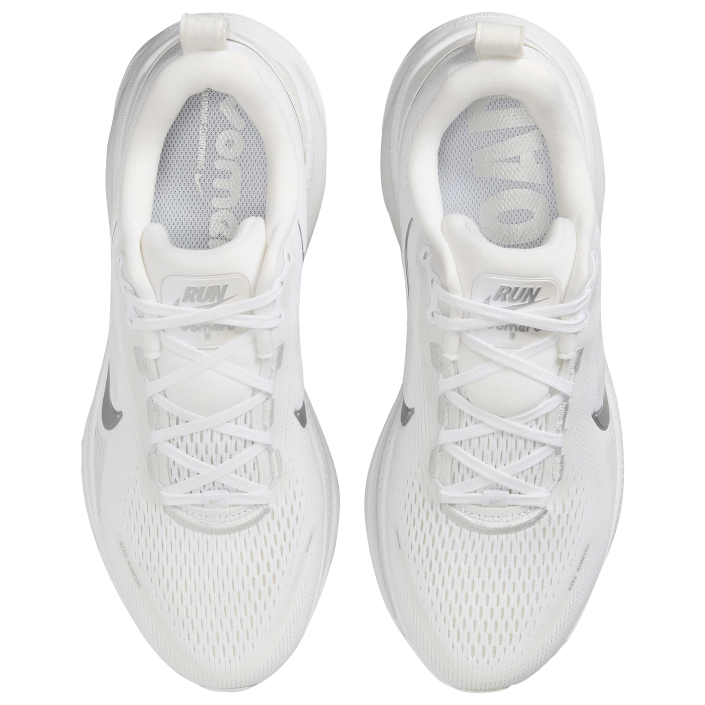 Nike Vomero 18 - Women's - White/Metallic Silver