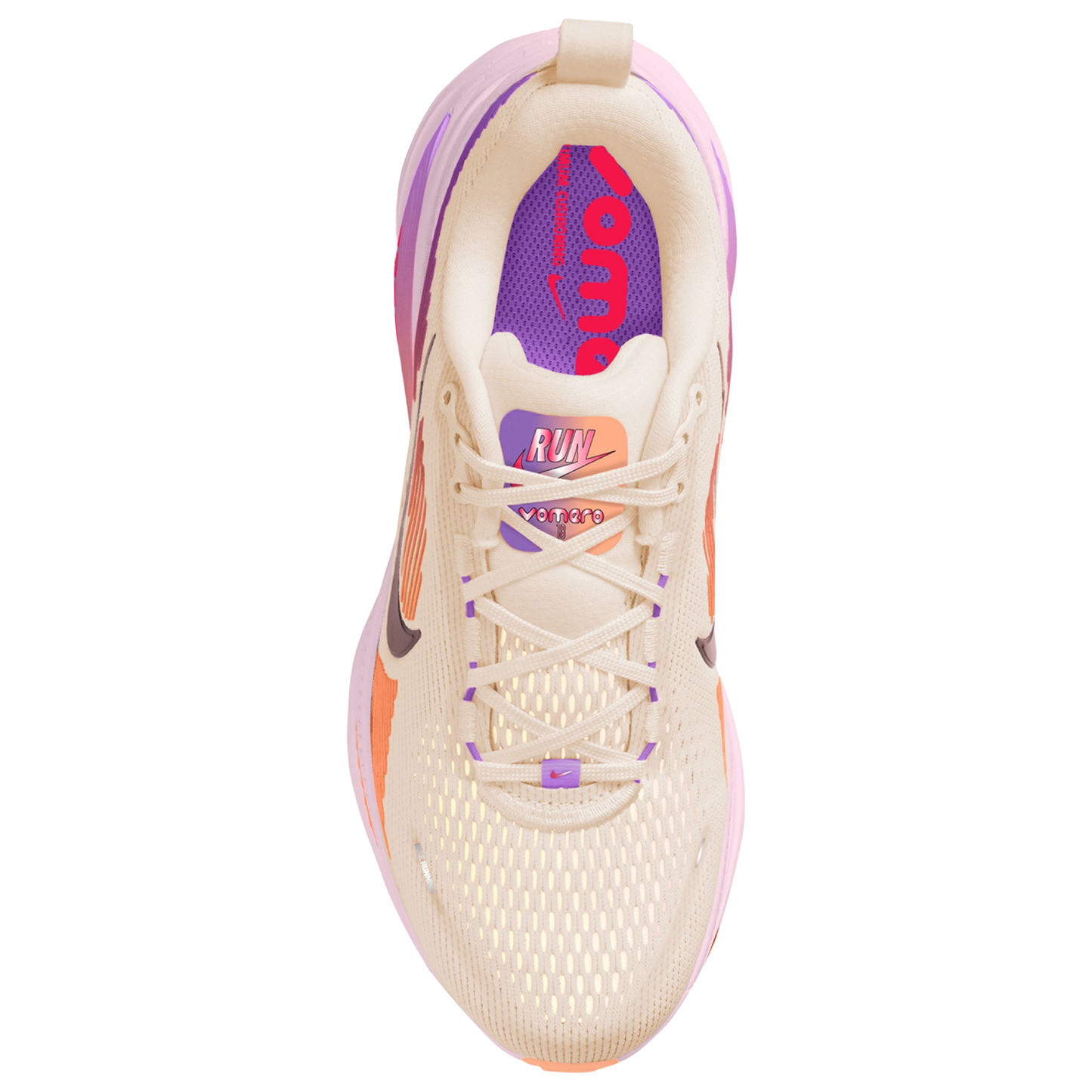 Nike Vomero 18 - Women's - Chalk/Pink Foam/Tattoo