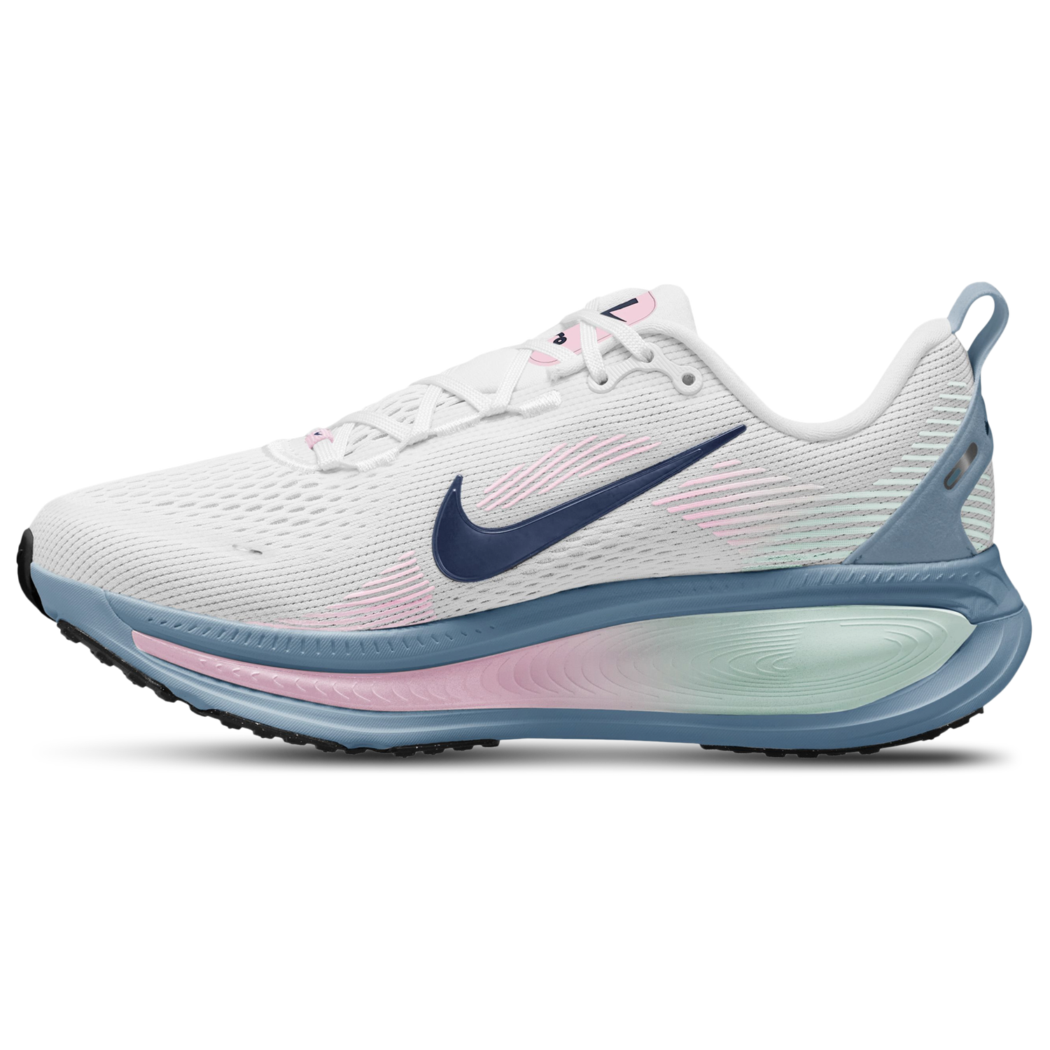 Nike Vomero 18 - Women's - White/Midnight Navy/Work Blue