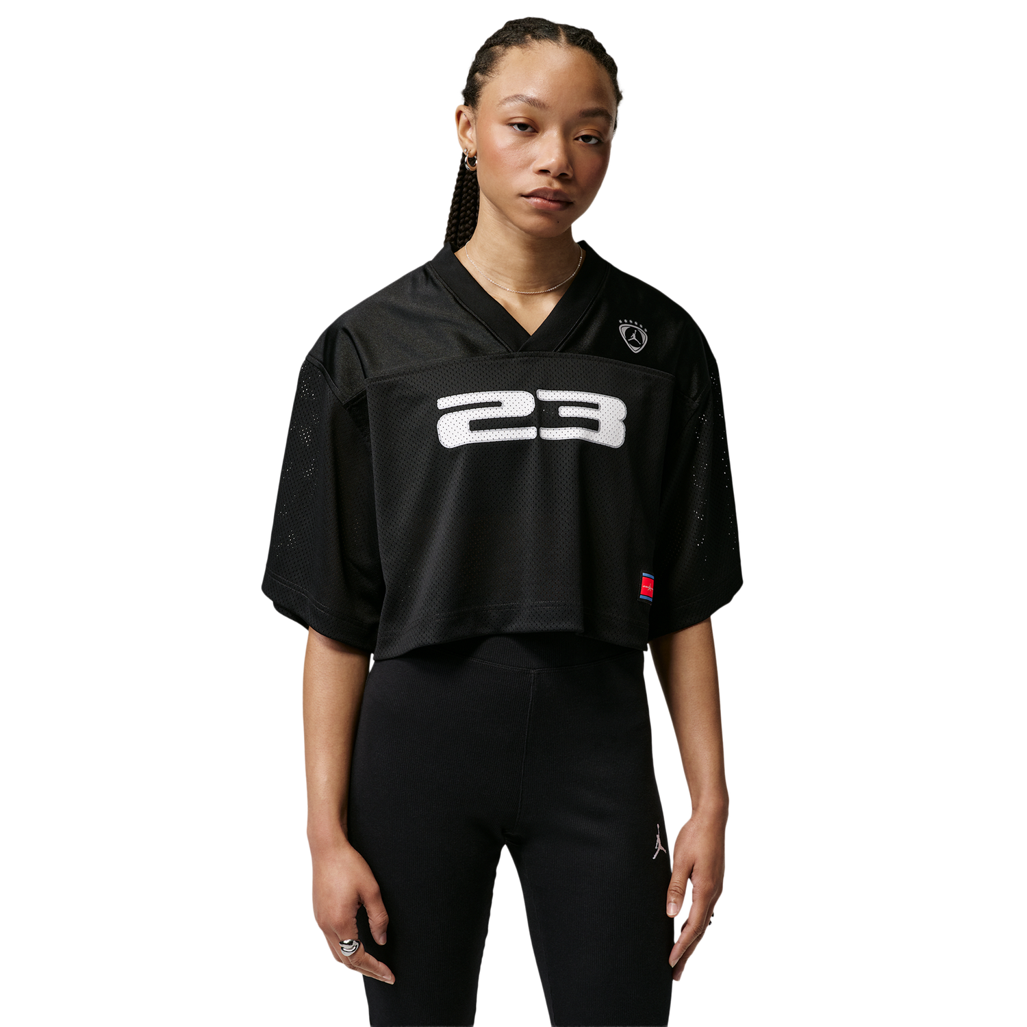 Jordan Brooklyn Short Sleeve FC Jersey T-Shirt - Women's - Black