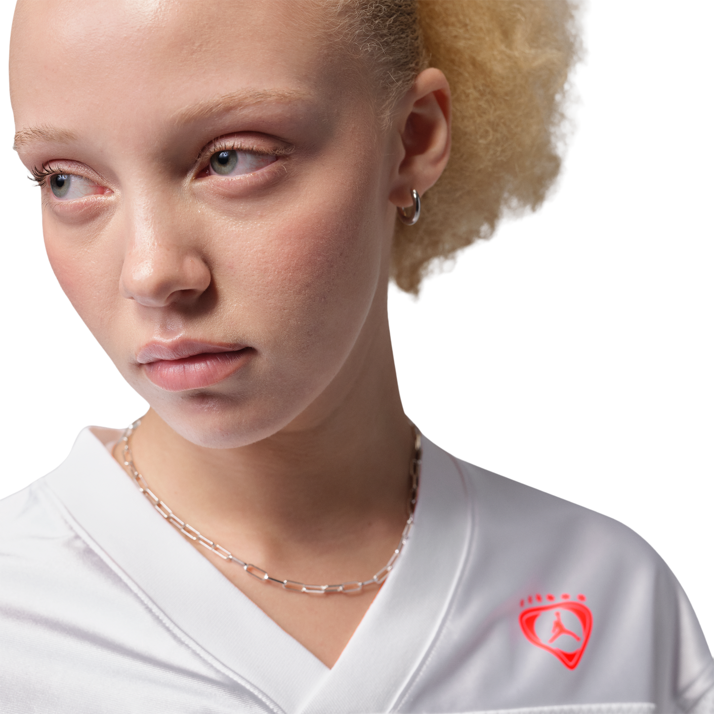 Jordan Brooklyn Short Sleeve FC Jersey T-Shirt - Women's - White/Blue
