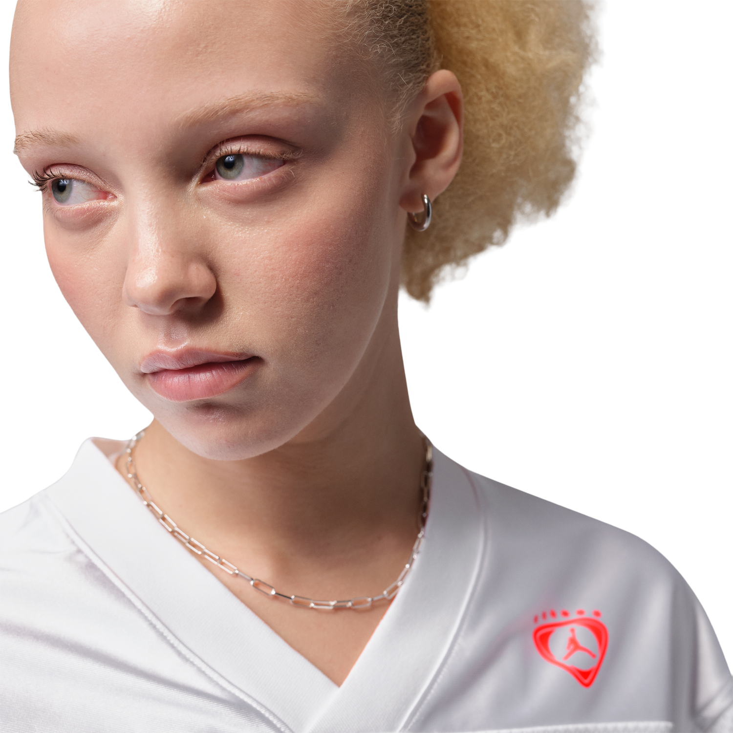 Jordan Brooklyn Short Sleeve FC Jersey T-Shirt - Women's - White/Blue