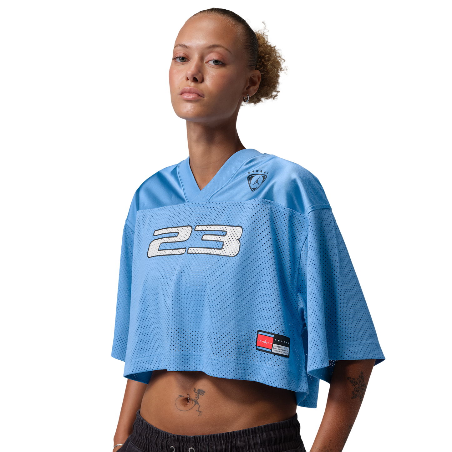 Jordan Brooklyn Short Sleeve FC Jersey T-Shirt - Women's - University Blue