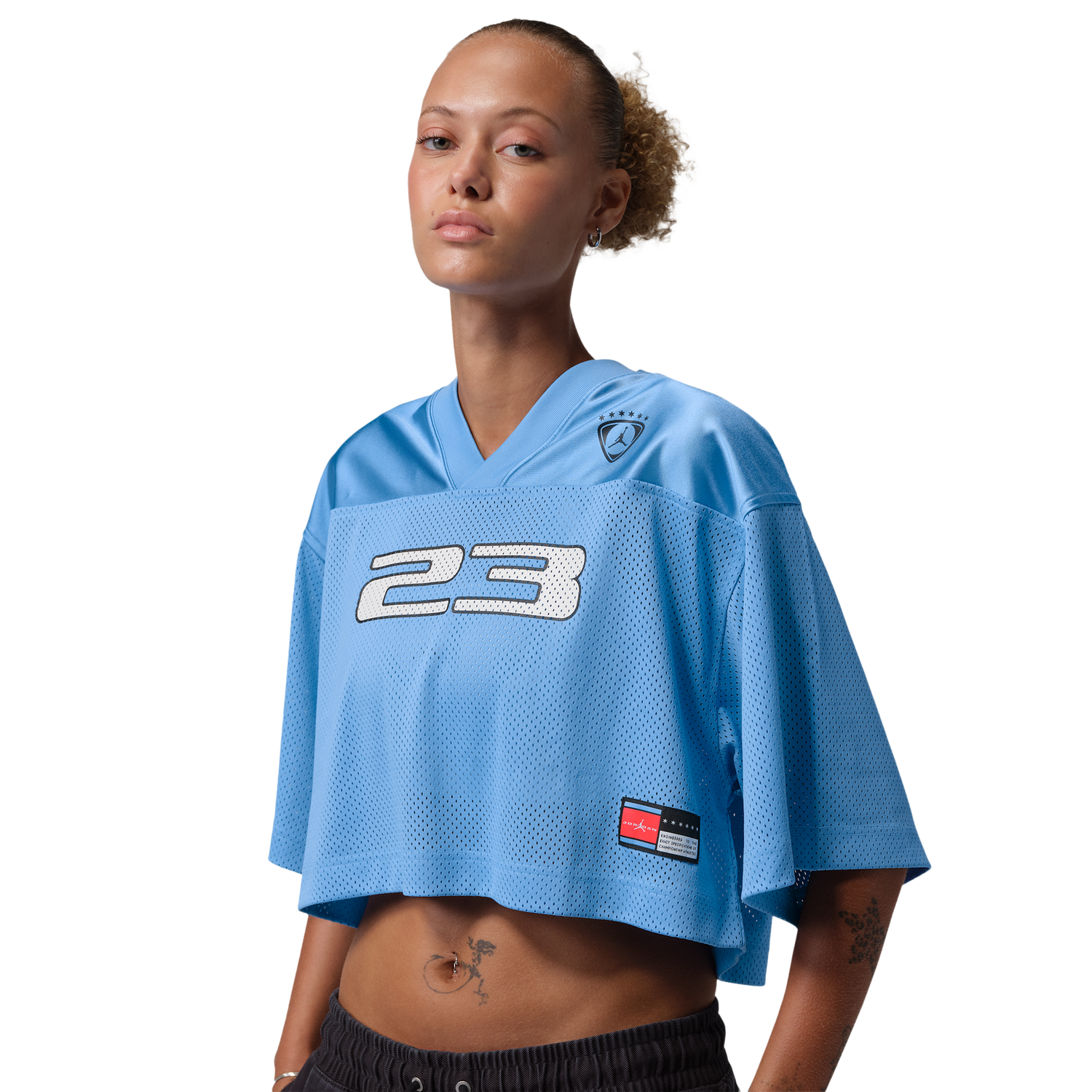 Jordan Brooklyn Short Sleeve FC Jersey T-Shirt - Women's - University Blue