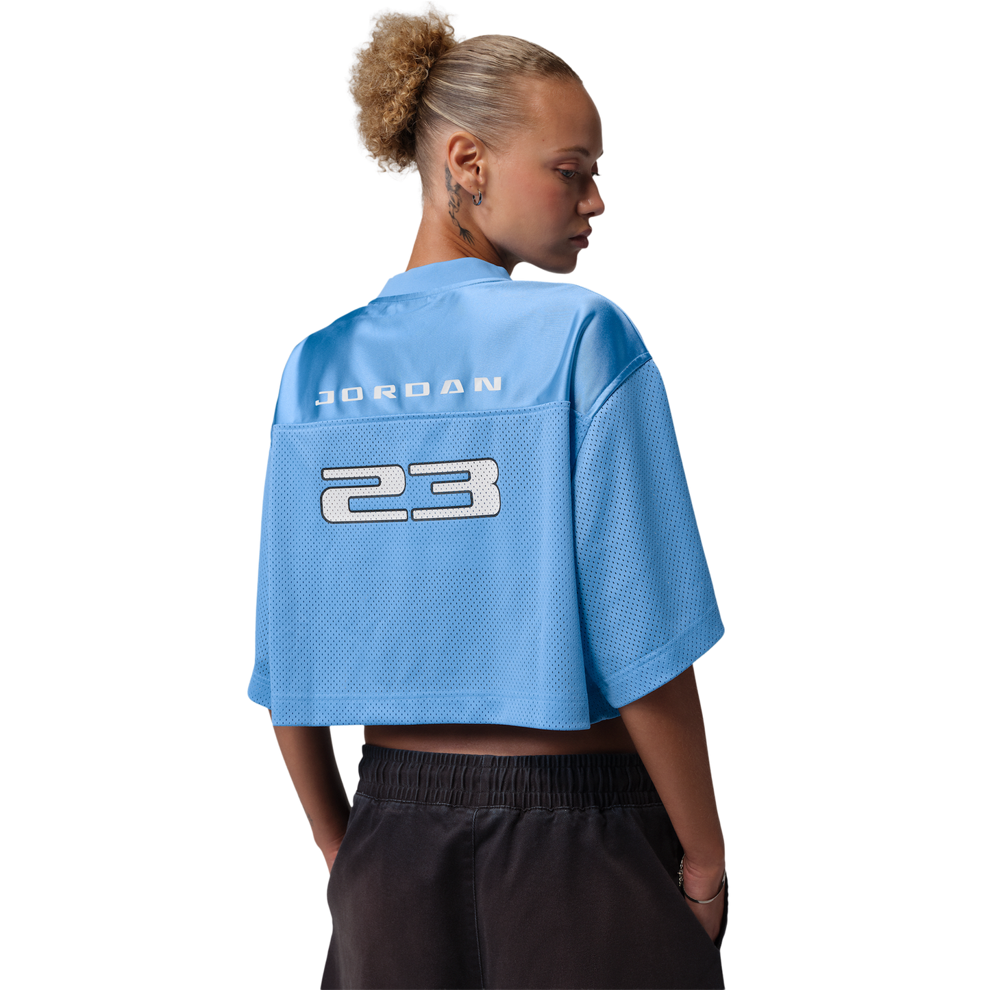 Jordan Brooklyn Short Sleeve FC Jersey T-Shirt - Women's - University Blue