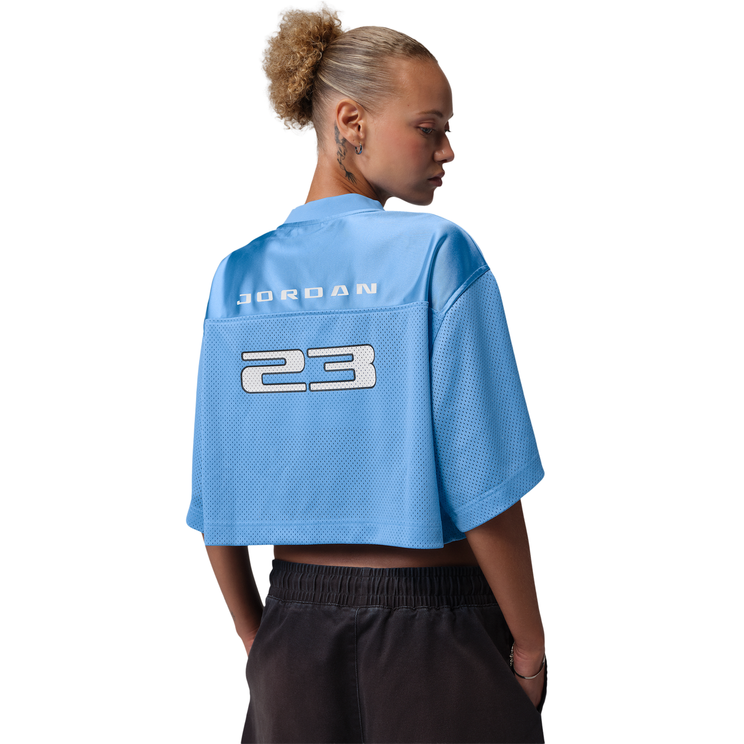Jordan Brooklyn Short Sleeve FC Jersey T-Shirt - Women's - University Blue