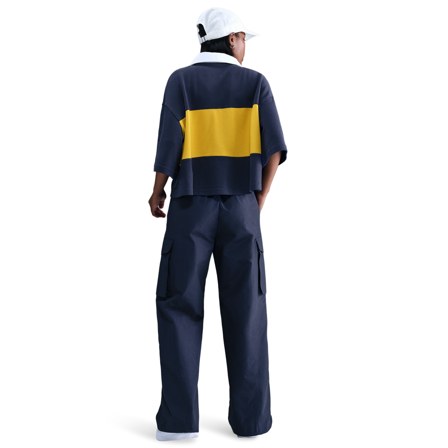Nike NSW EVRTHNG Woven Mid Rise Cargo Pants - Women's - Midnight Navy/Sail