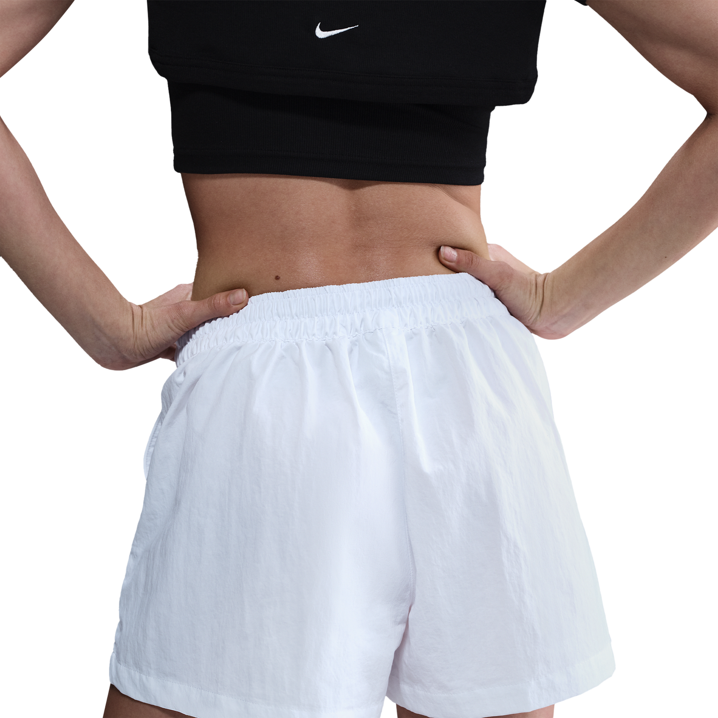 Nike NSW Essential Woven 3" Skort - Women's - White/Black