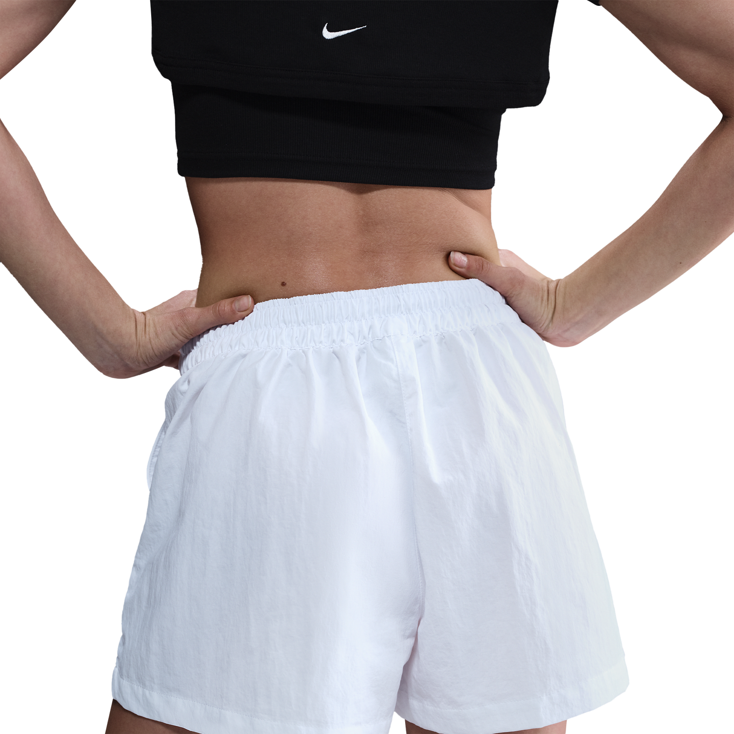 Nike NSW Essential Woven 3" Skort - Women's - White/Black