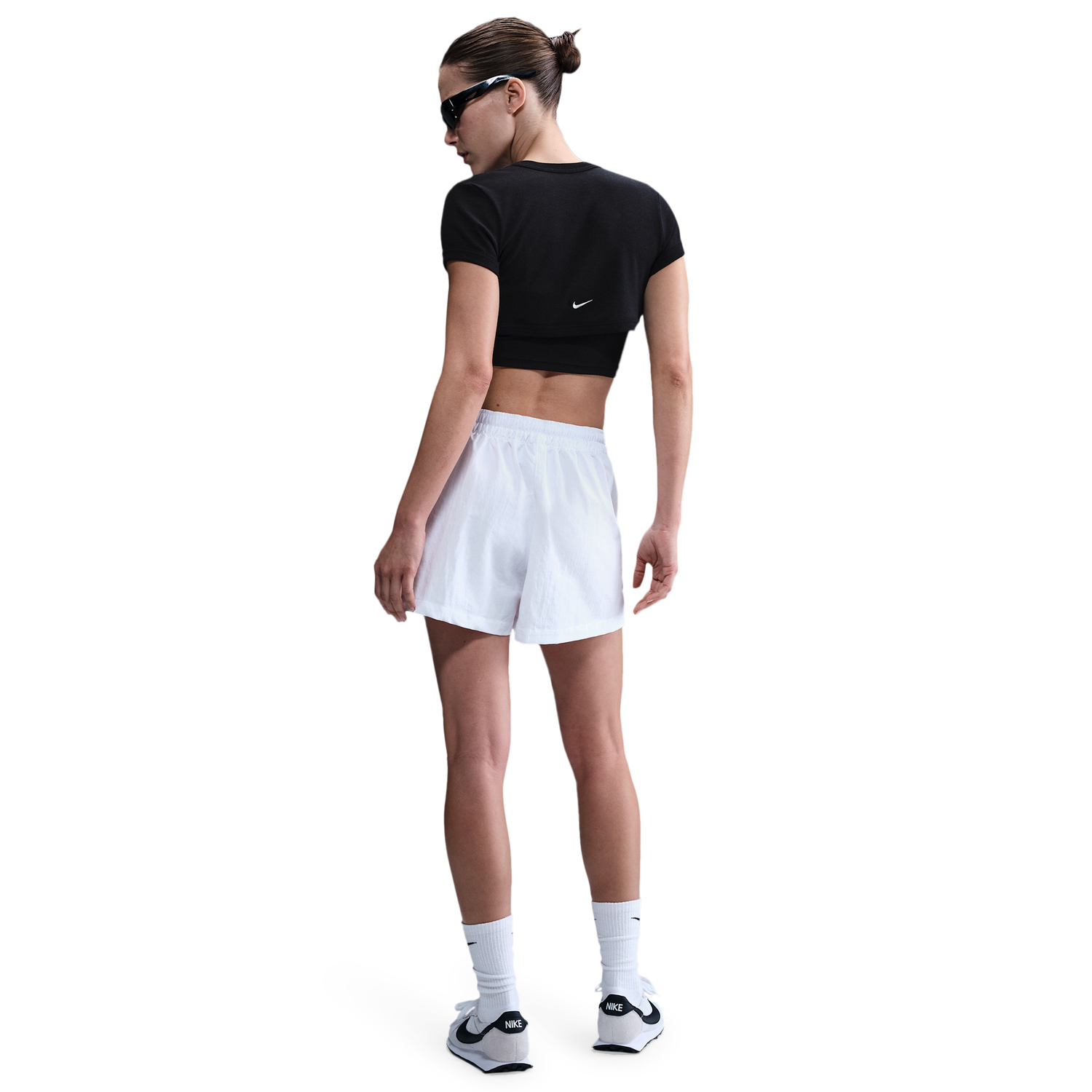 Nike NSW Essential Woven 3" Skort - Women's - White/Black