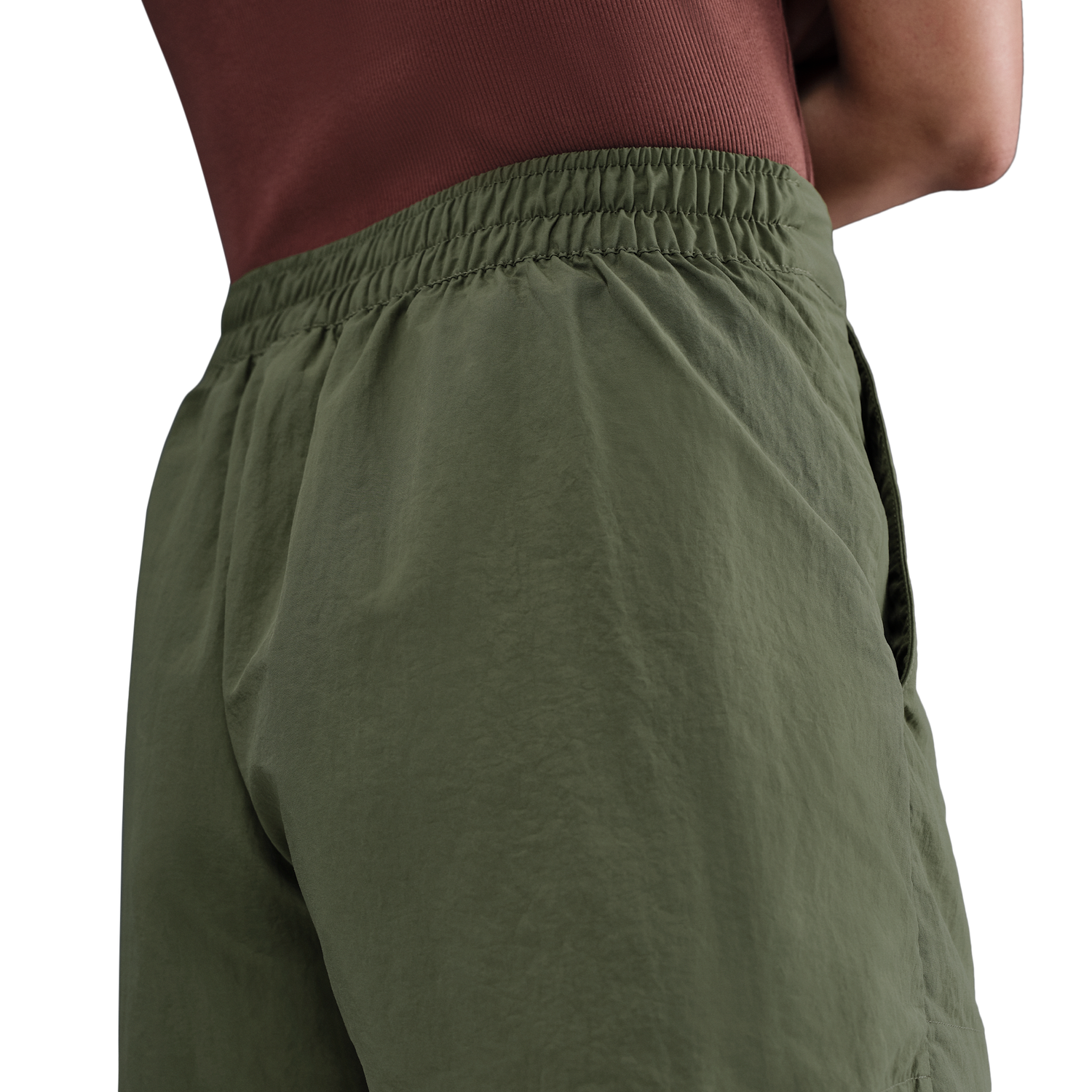 Nike NSW Essential Woven 3" Skort - Women's - Medium Olive/Sail